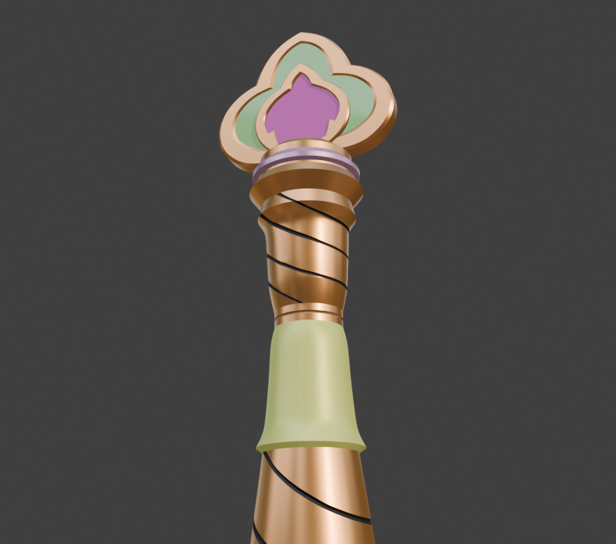 Kpop Demon Hunters Rumi Weapon Sword 3d Model STL 3D print model_3