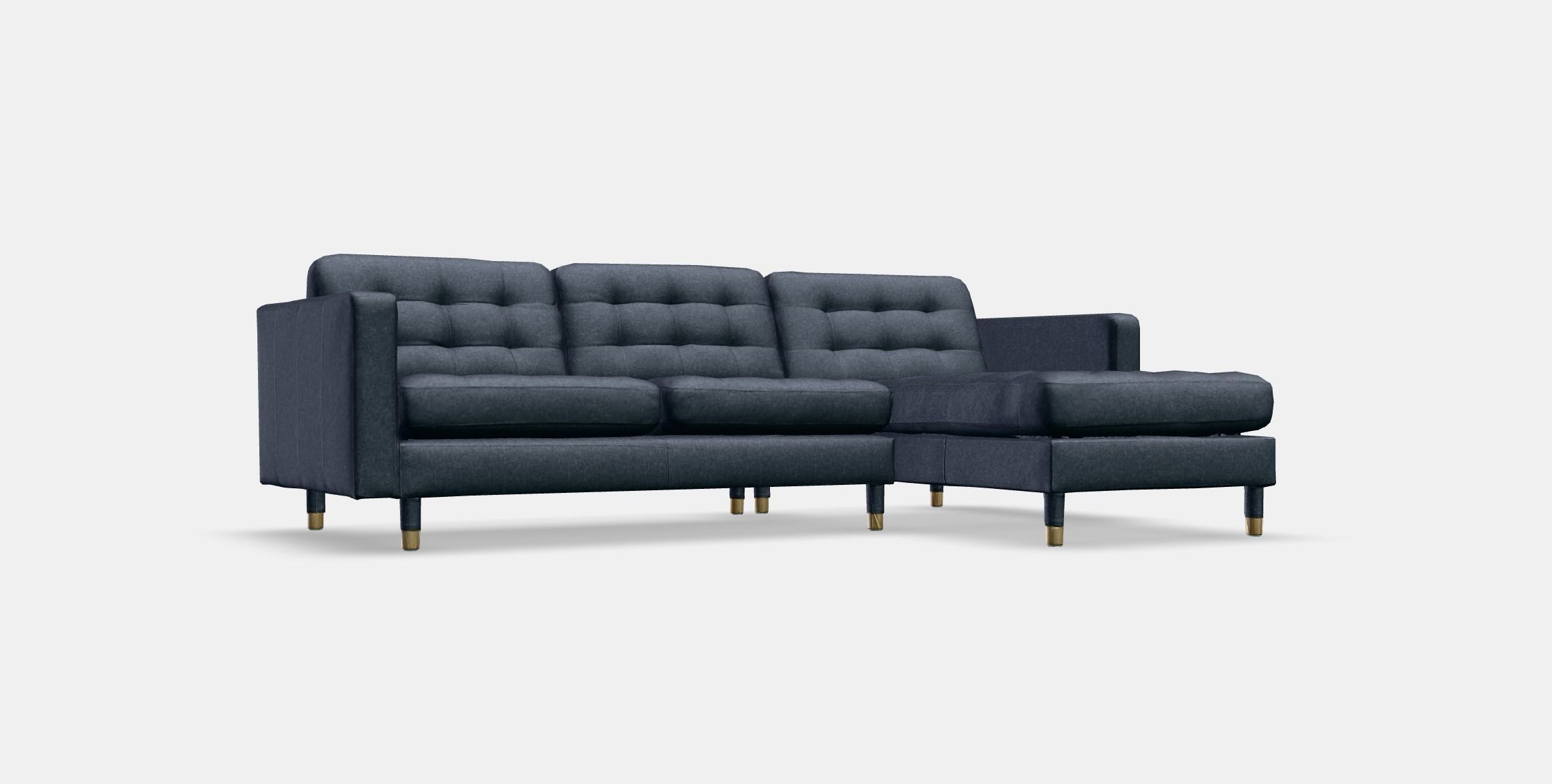 LANDSKRONA 3-seat sofa 5 Low-poly 3D model_12