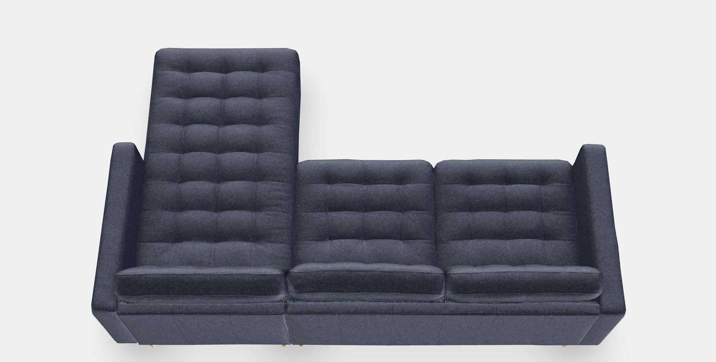 LANDSKRONA 3-seat sofa 5 Low-poly 3D model_3