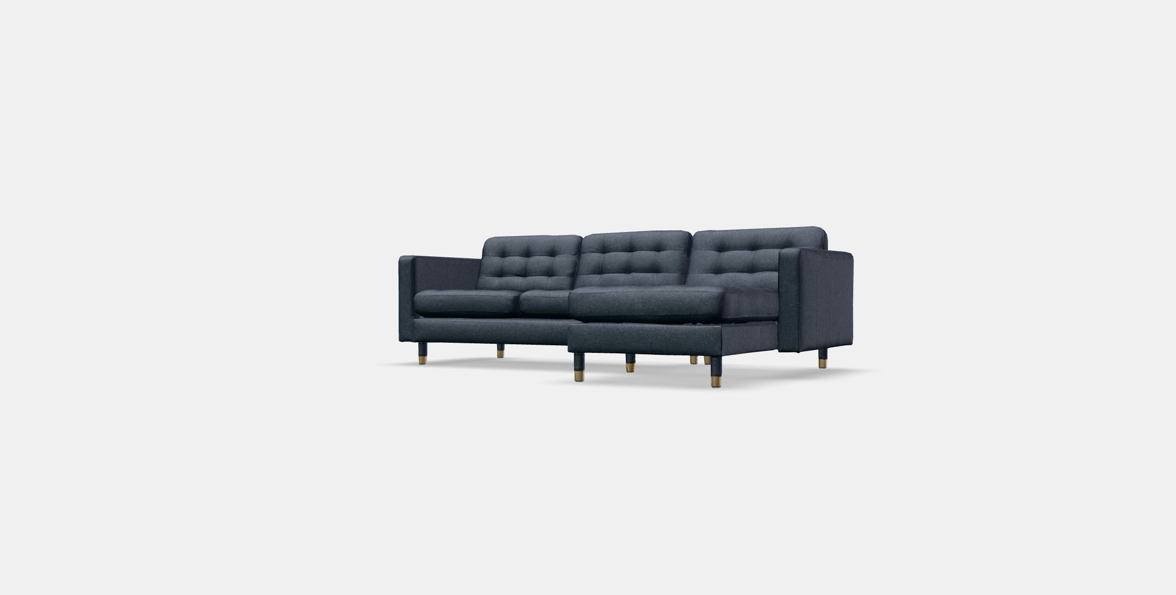 LANDSKRONA 3-seat sofa 5 Low-poly 3D model_11