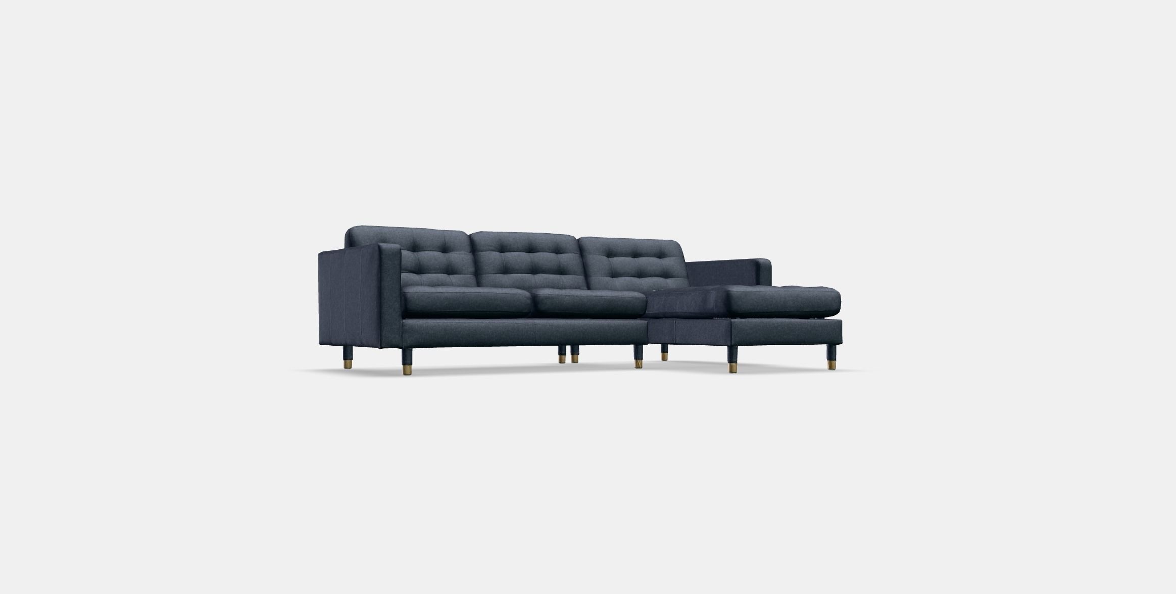 LANDSKRONA 3-seat sofa 5 Low-poly 3D model_2