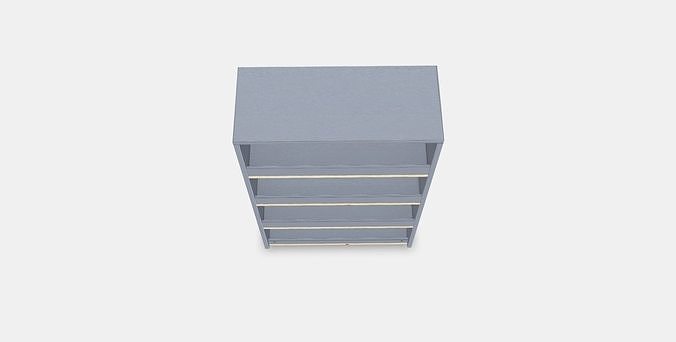 HAVSTA Shelving unit Low-poly 3D model