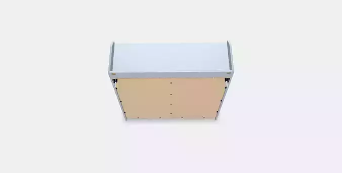 HAUGA Glass-door cabinet