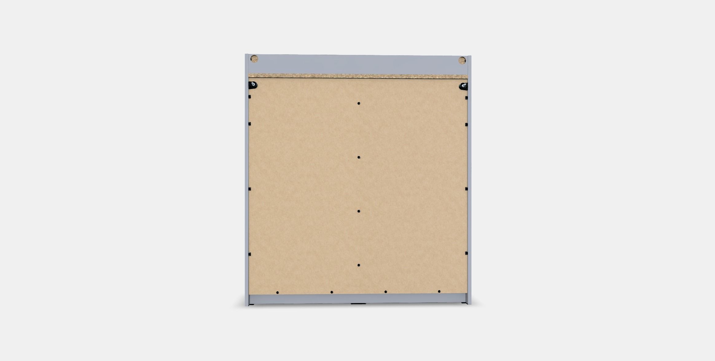 HAUGA Glass-door cabinet Low-poly 3D model_14