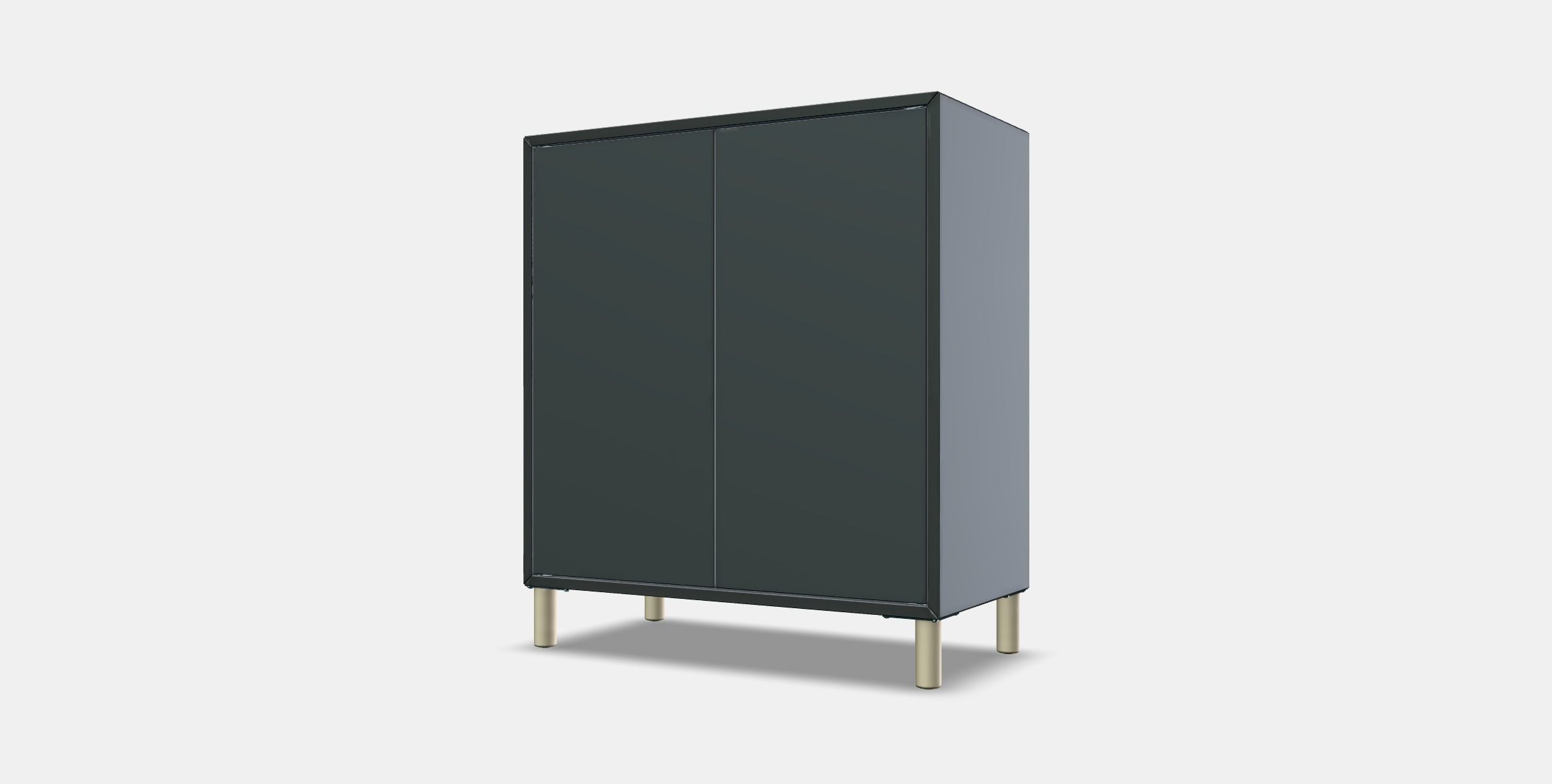 EKET Cabinet combination with legs 1 3D model_12
