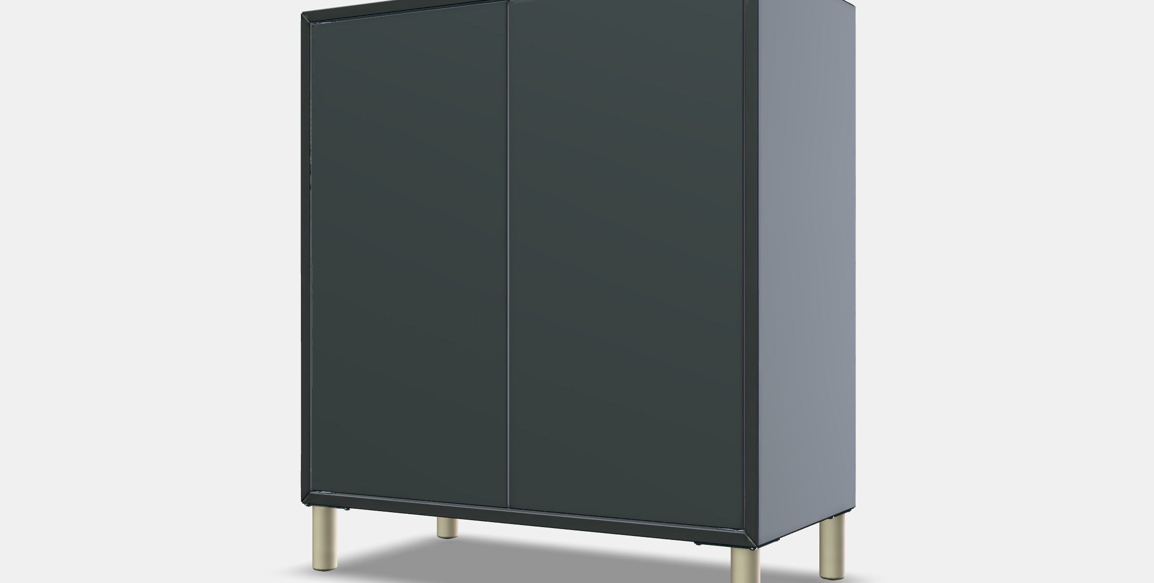 EKET Cabinet combination with legs 1 3D model_13
