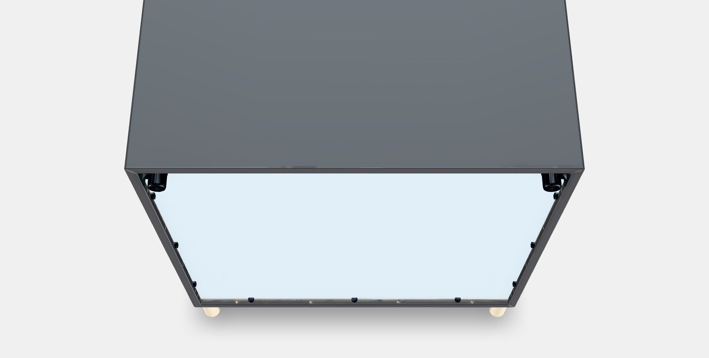 EKET Cabinet combination with legs 1 3D model_4