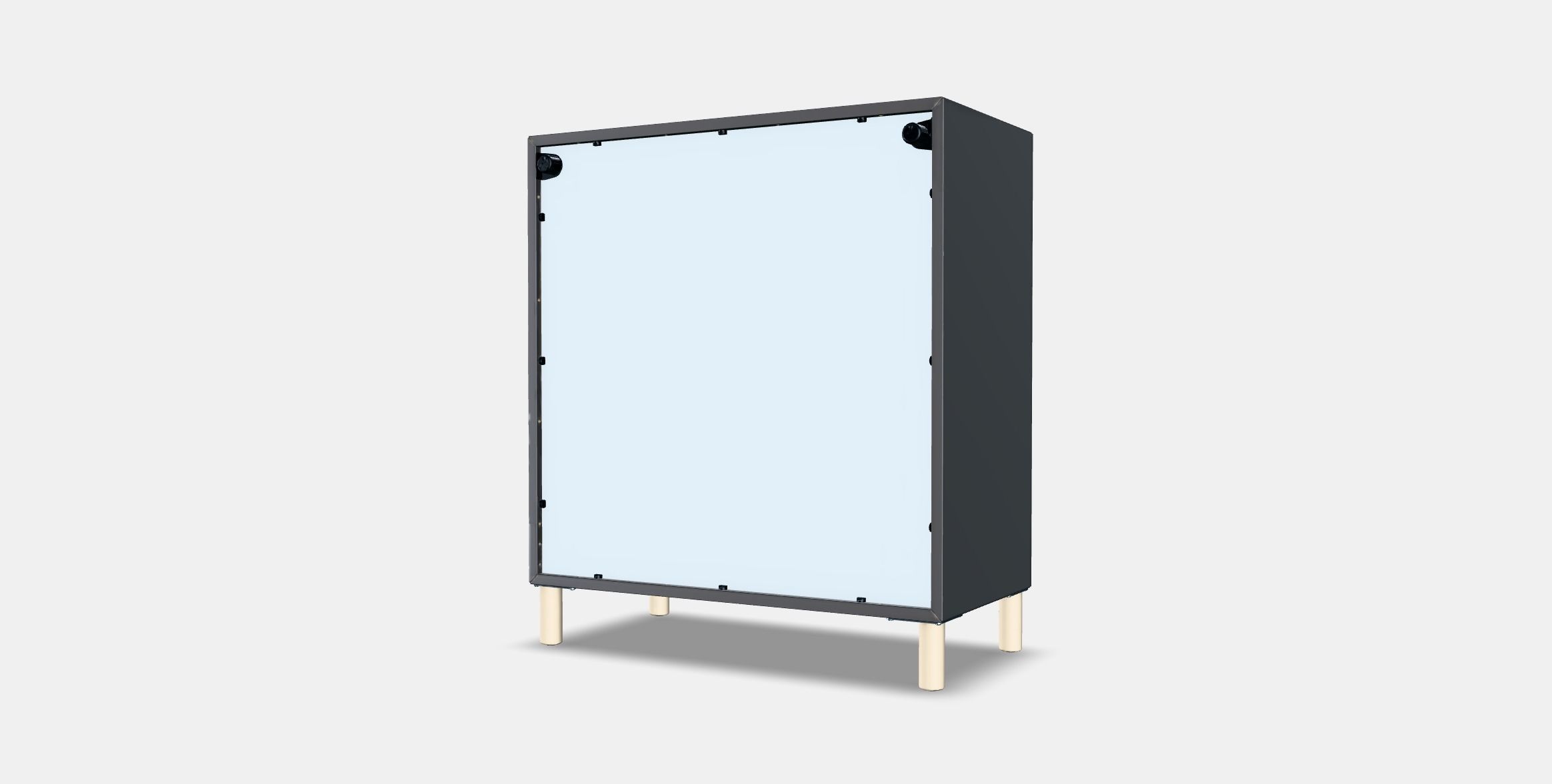 EKET Cabinet combination with legs 1 3D model_5