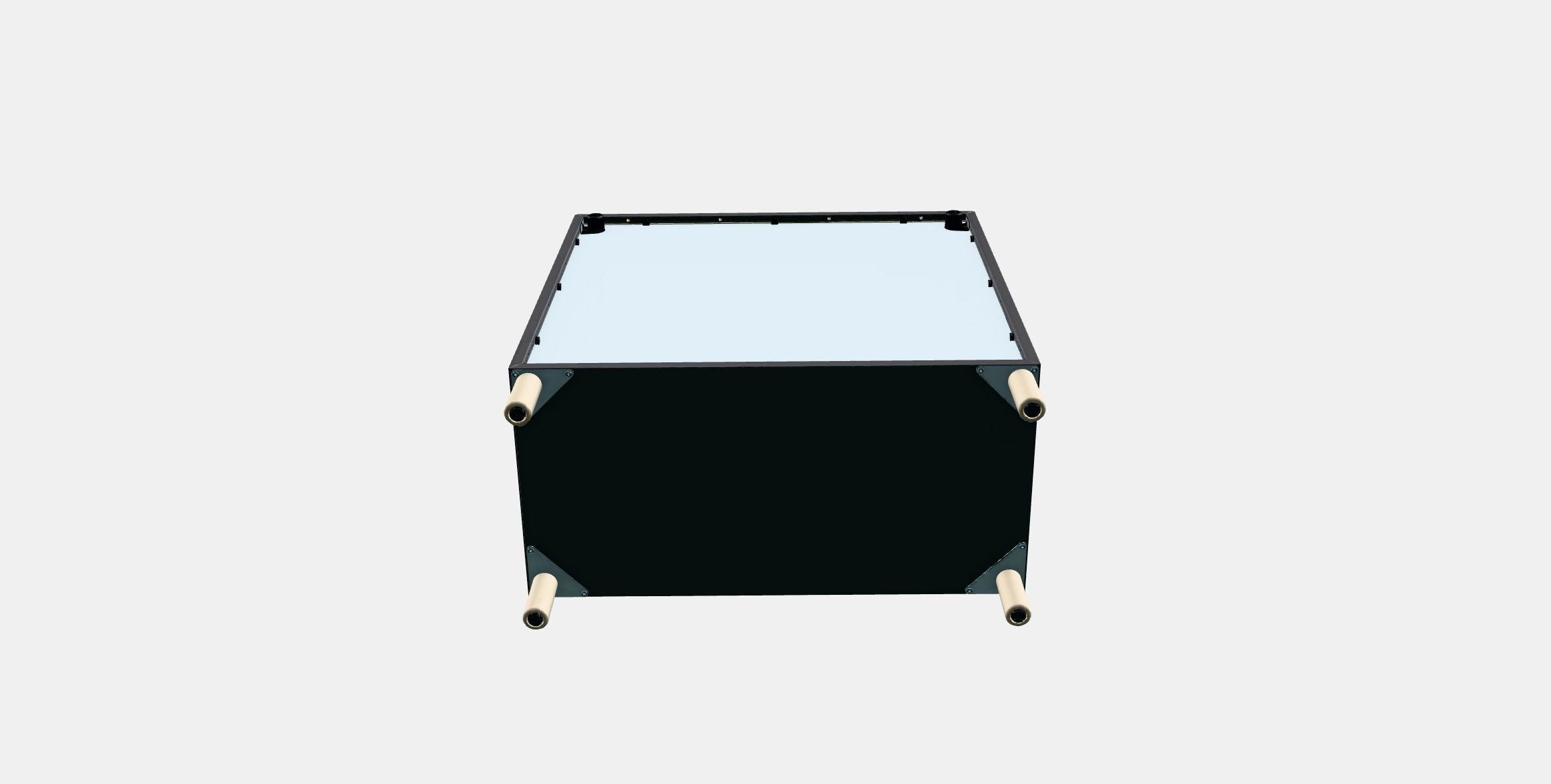 EKET Cabinet combination with legs 1 3D model_7