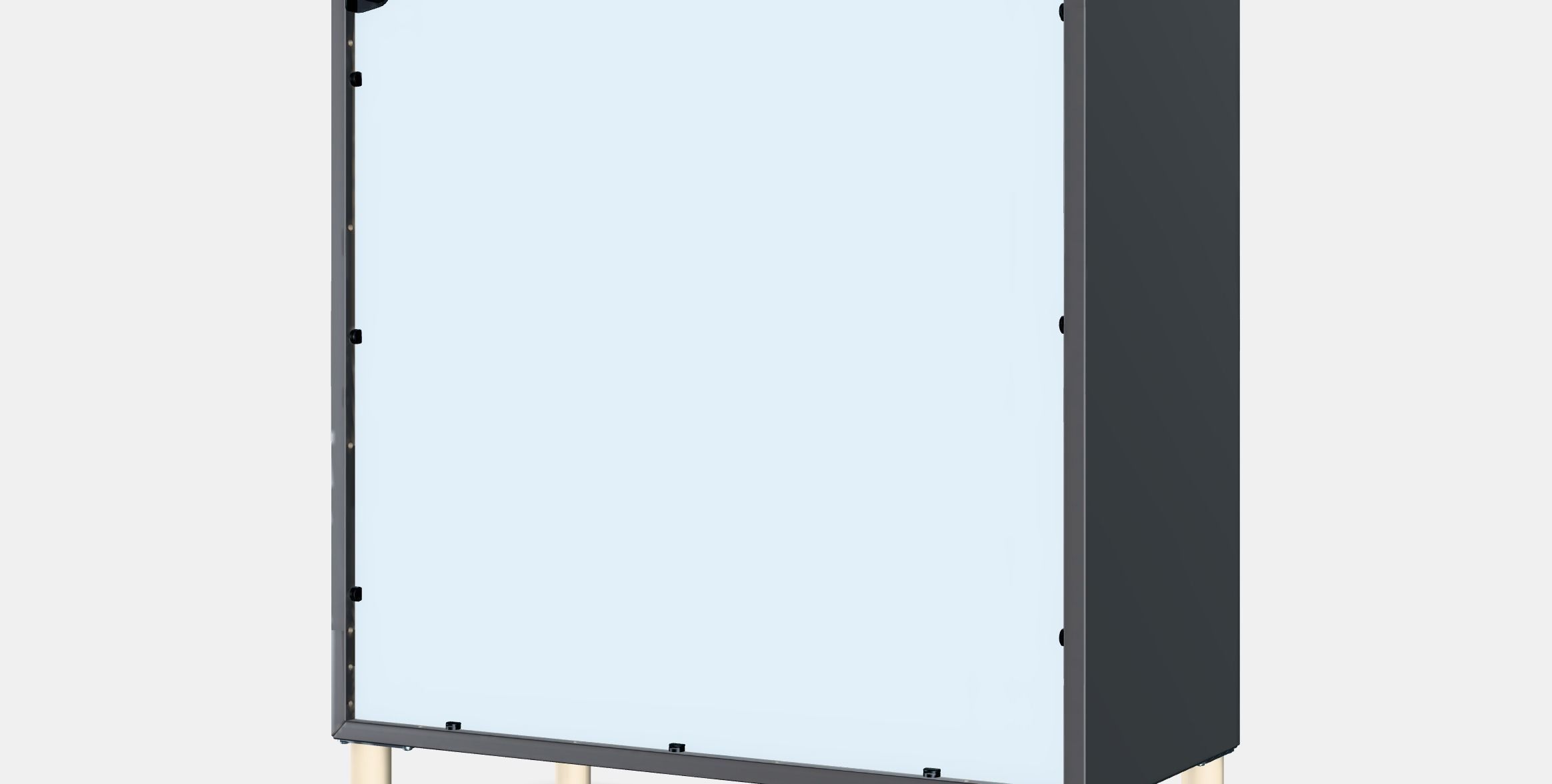 EKET Cabinet combination with legs 1 3D model_6