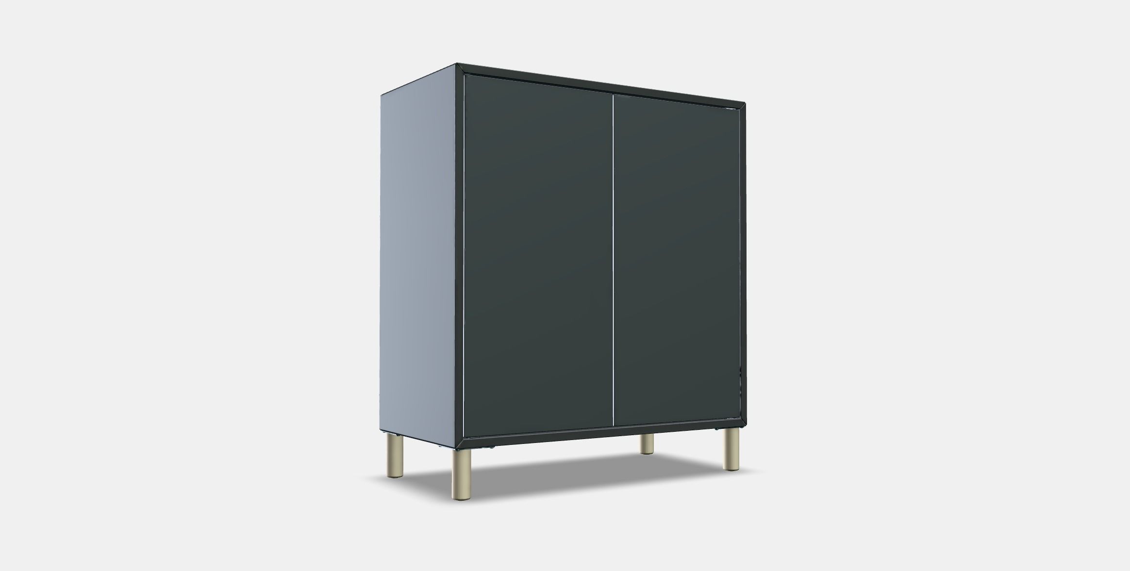 EKET Cabinet combination with legs 1 3D model_3