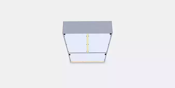 HAVSTA Storage comb w sliding glass doors