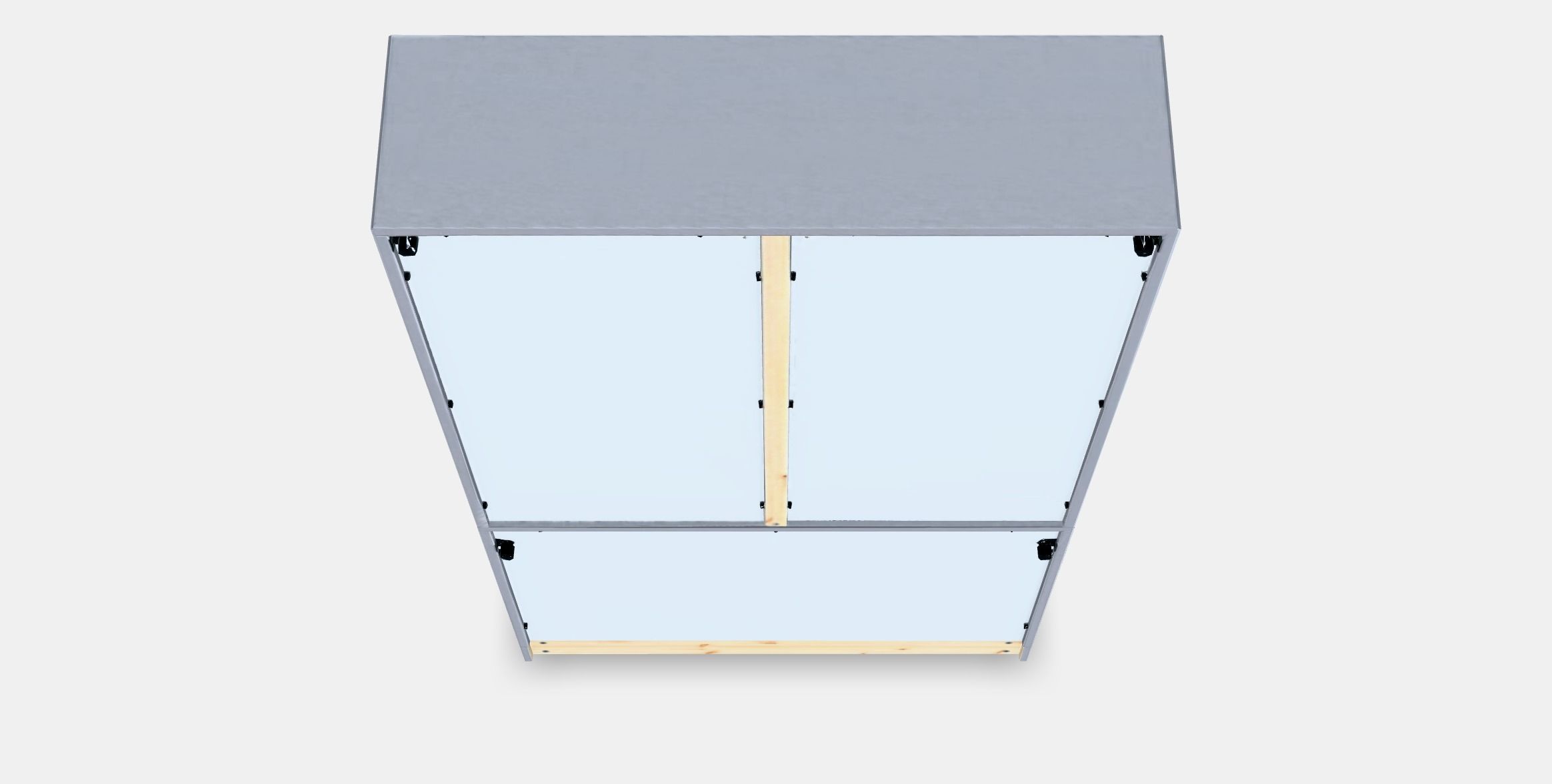 HAVSTA Storage comb w sliding glass doors 3D model_5