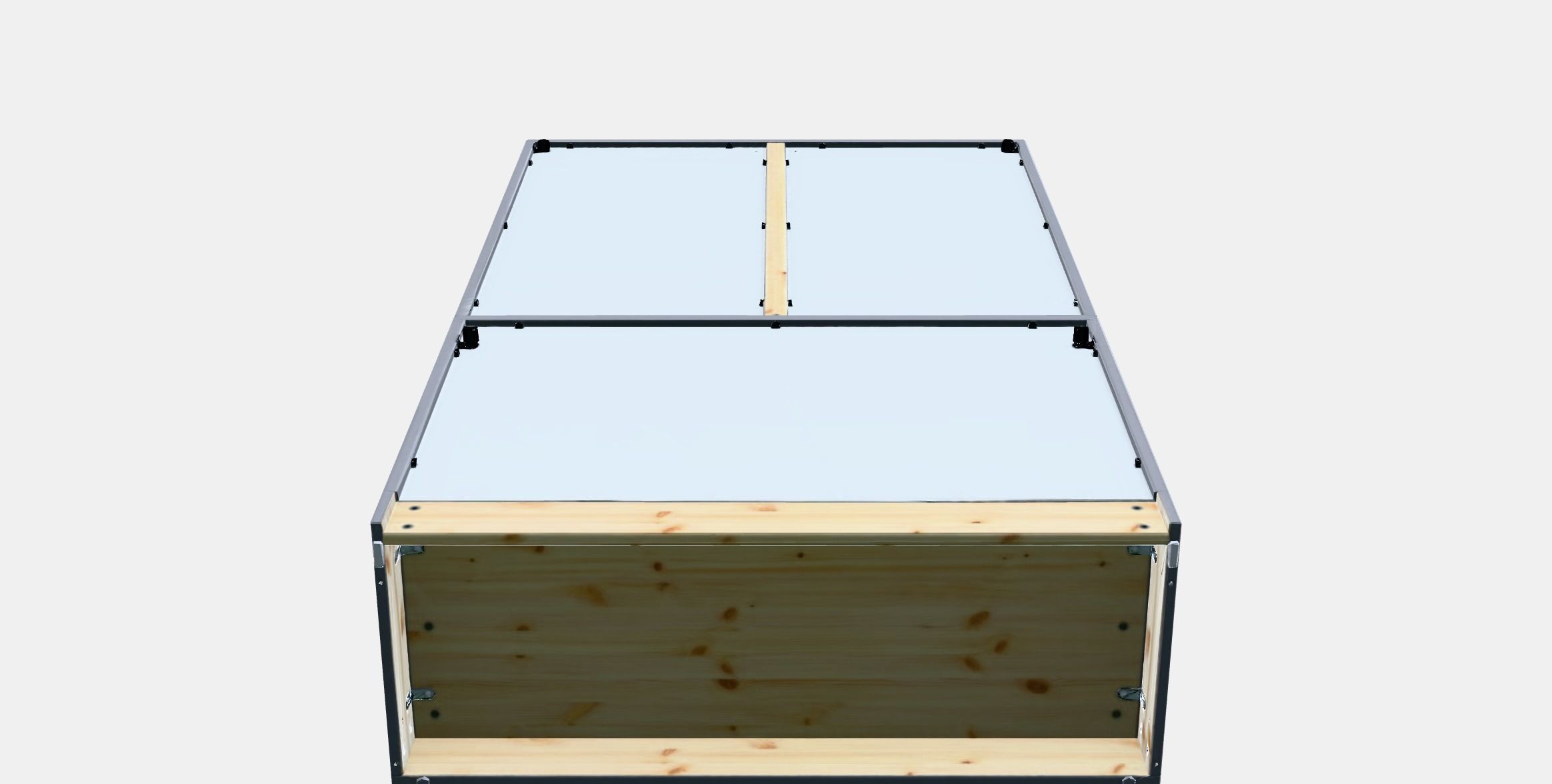 HAVSTA Storage comb w sliding glass doors 3D model_10