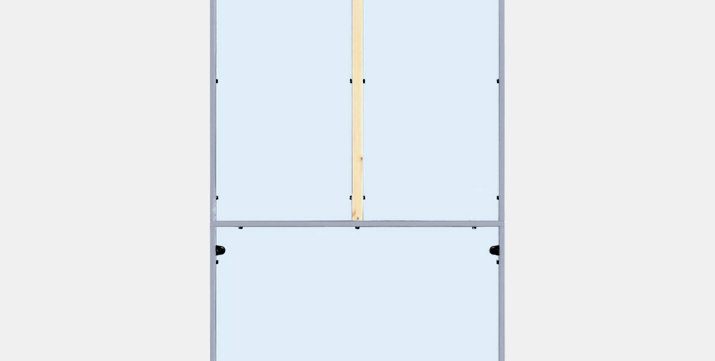 HAVSTA Storage comb w sliding glass doors 3D model_15