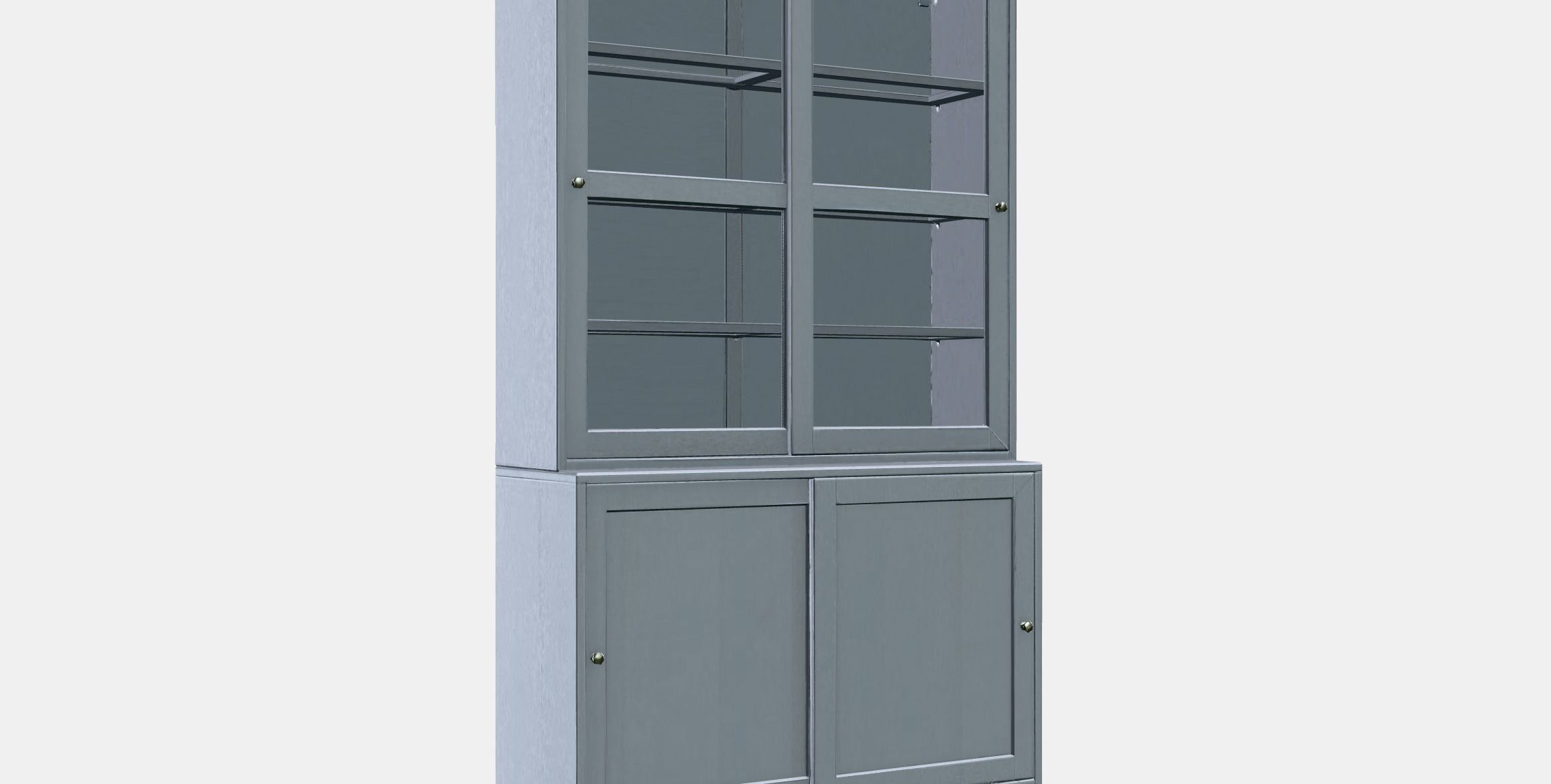 HAVSTA Storage comb w sliding glass doors 3D model_8