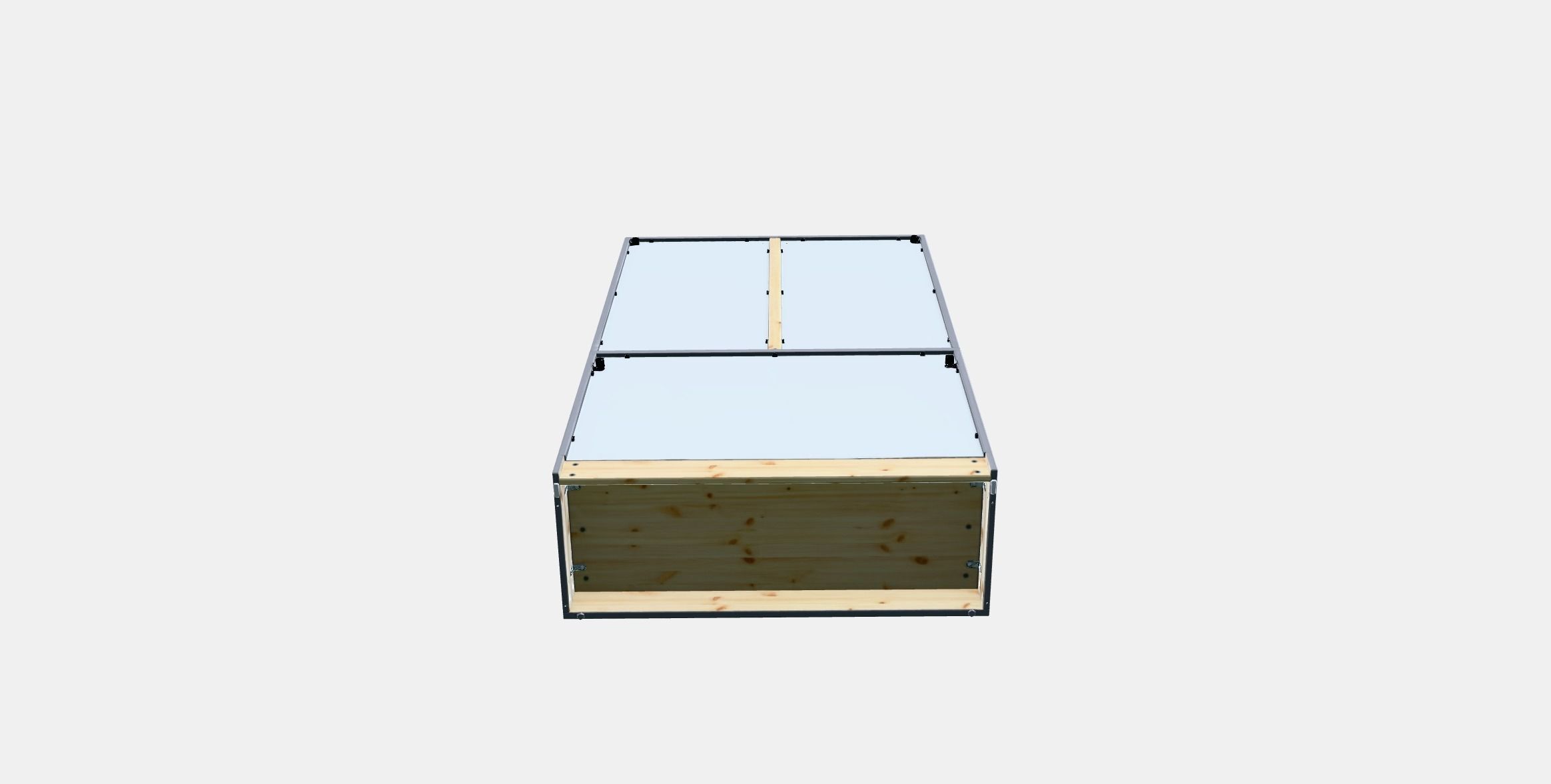 HAVSTA Storage comb w sliding glass doors 3D model_7