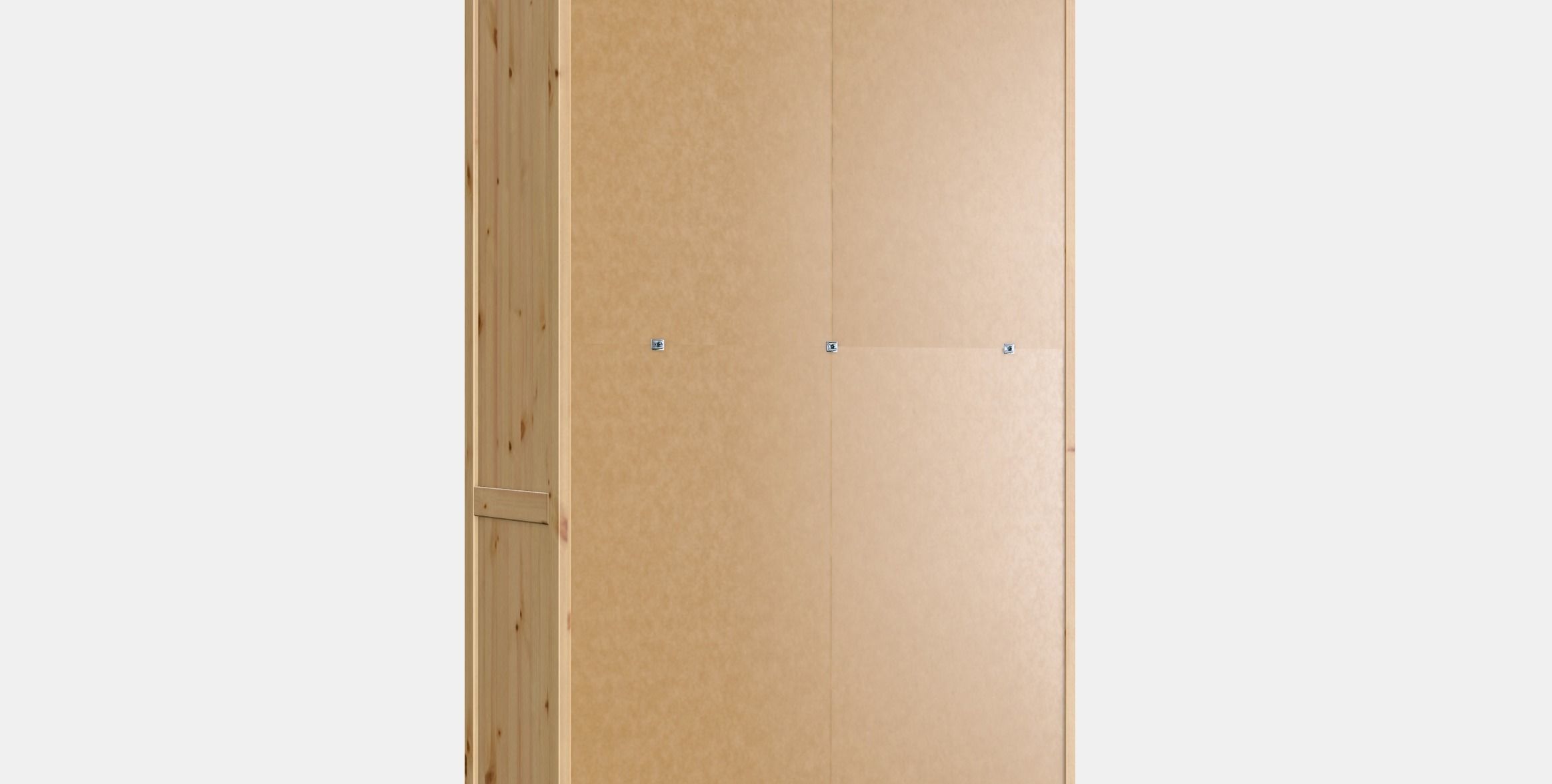 HEMNES Bookcase 3 Low-poly 3D model_6