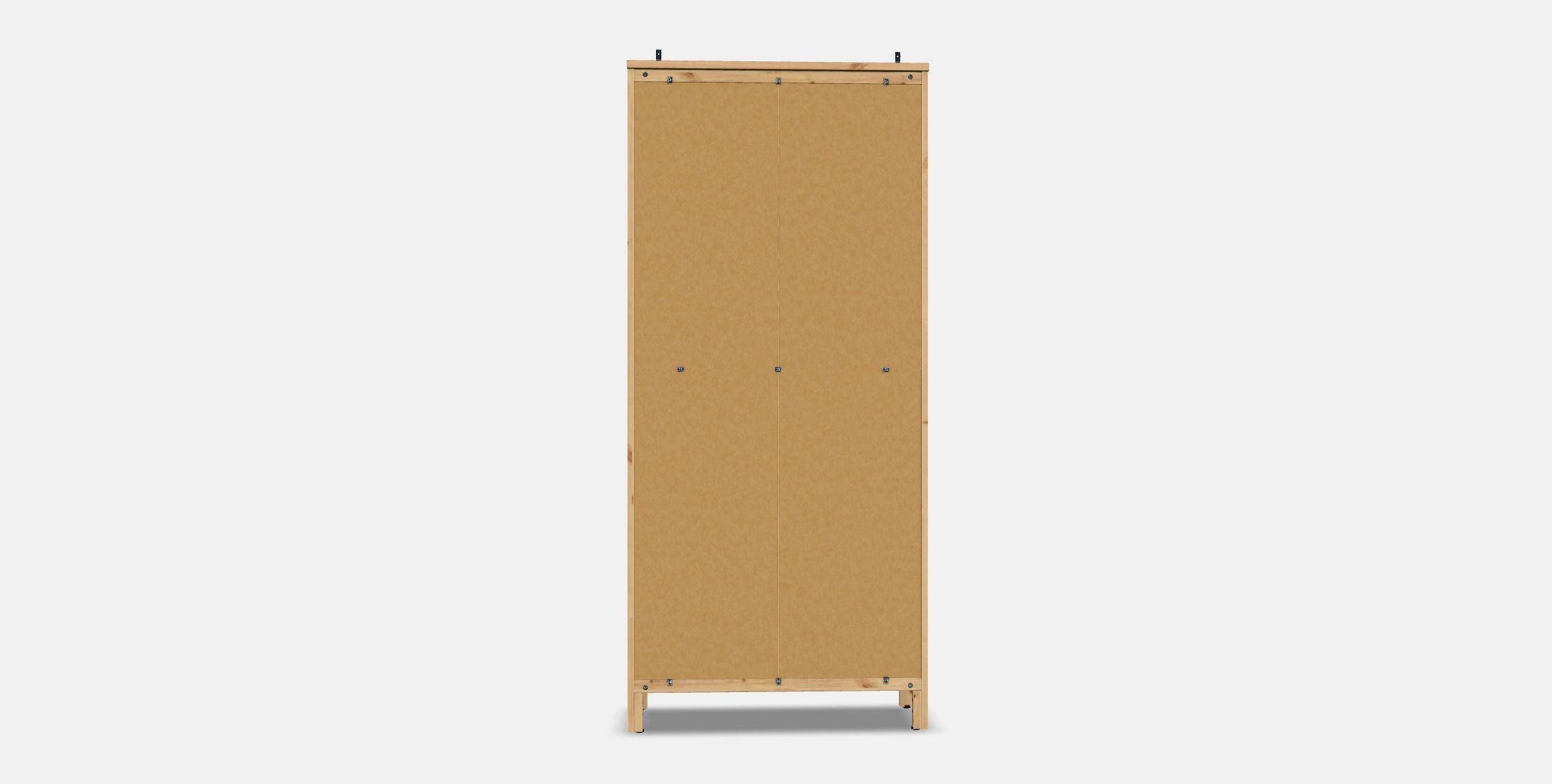 HEMNES Bookcase 3 Low-poly 3D model_14