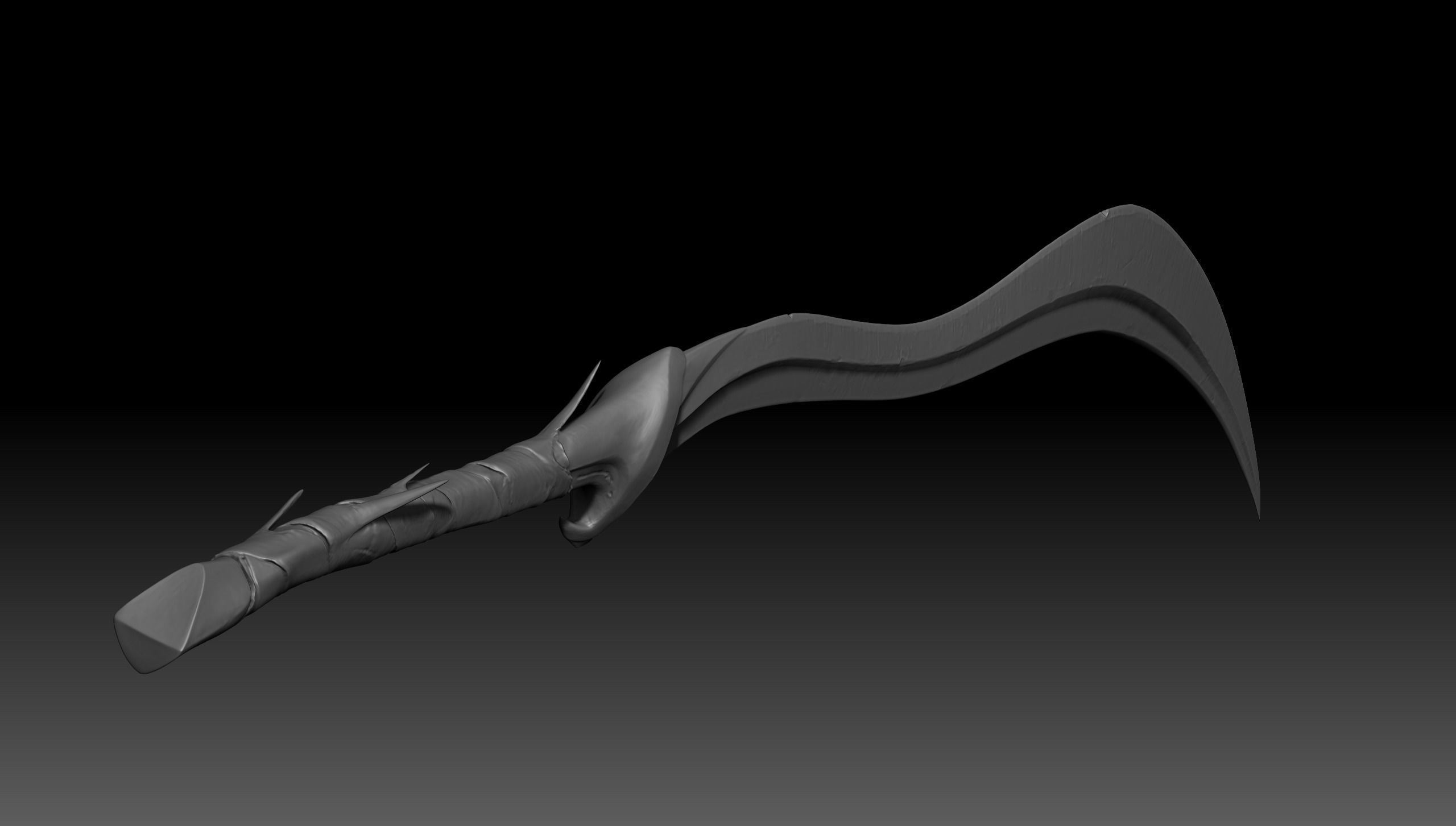 Bloodhound Fang - Elden Ring weapon 3D print model 3D print model_2