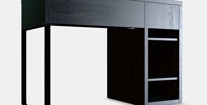 MICKE Desk 6 Low-poly 3D model