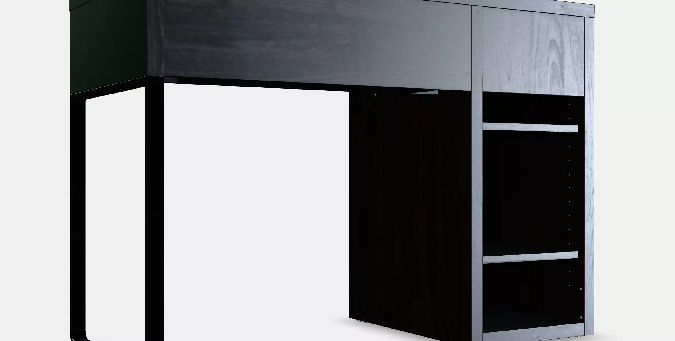 MICKE Desk 6 Low-poly 3D model_0