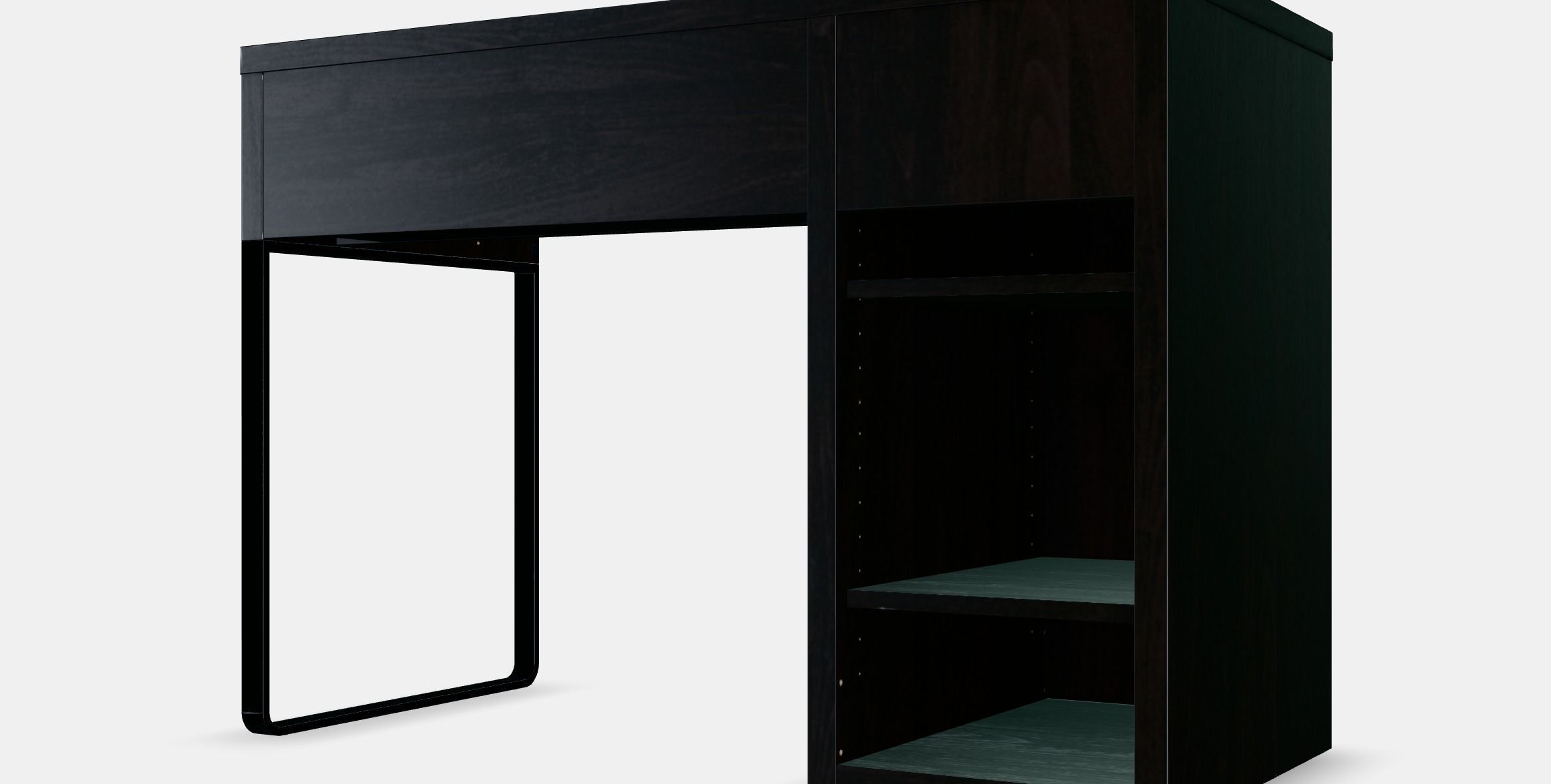 MICKE Desk 6 Low-poly 3D model_4