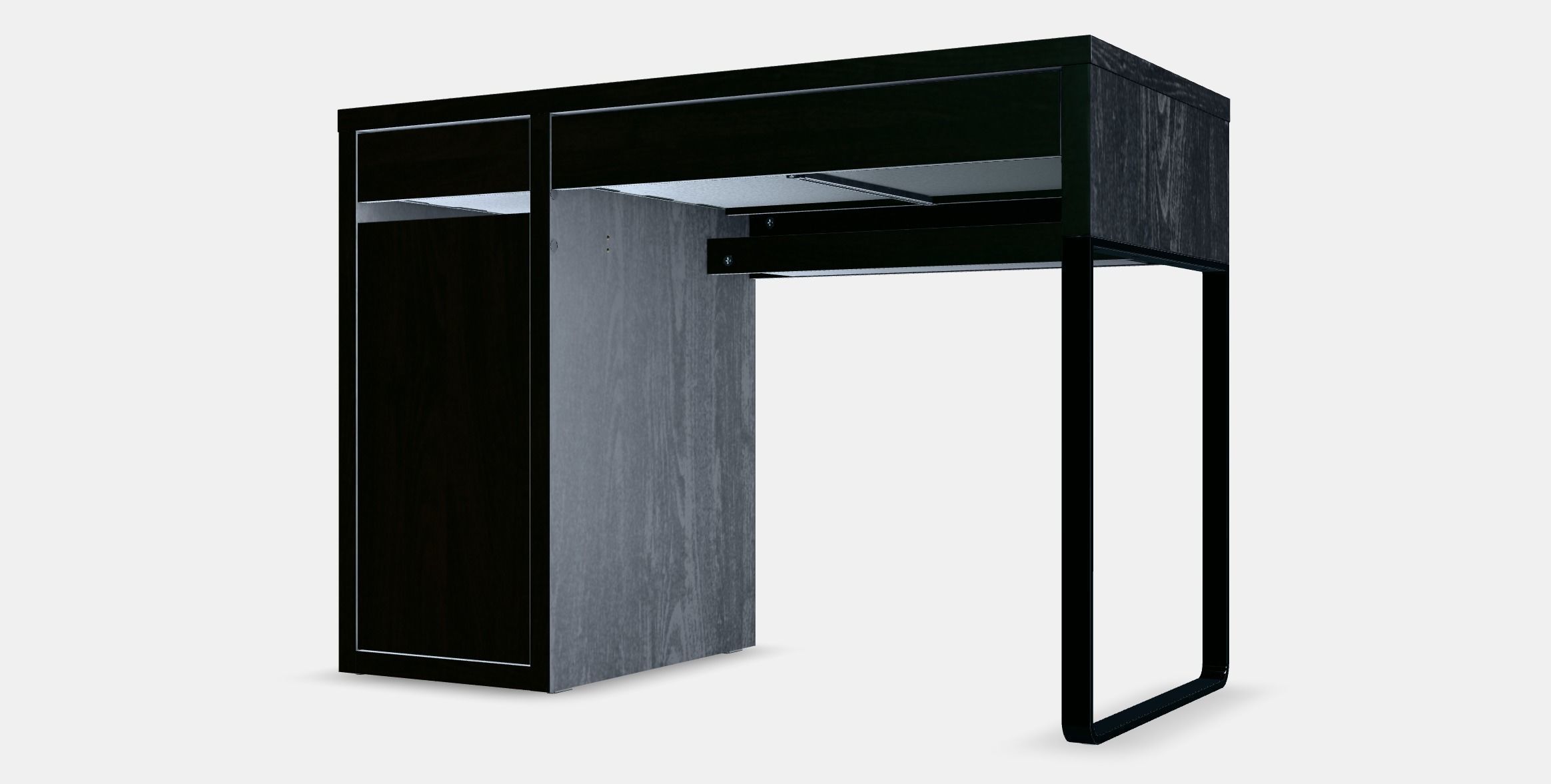 MICKE Desk 6 Low-poly 3D model_14