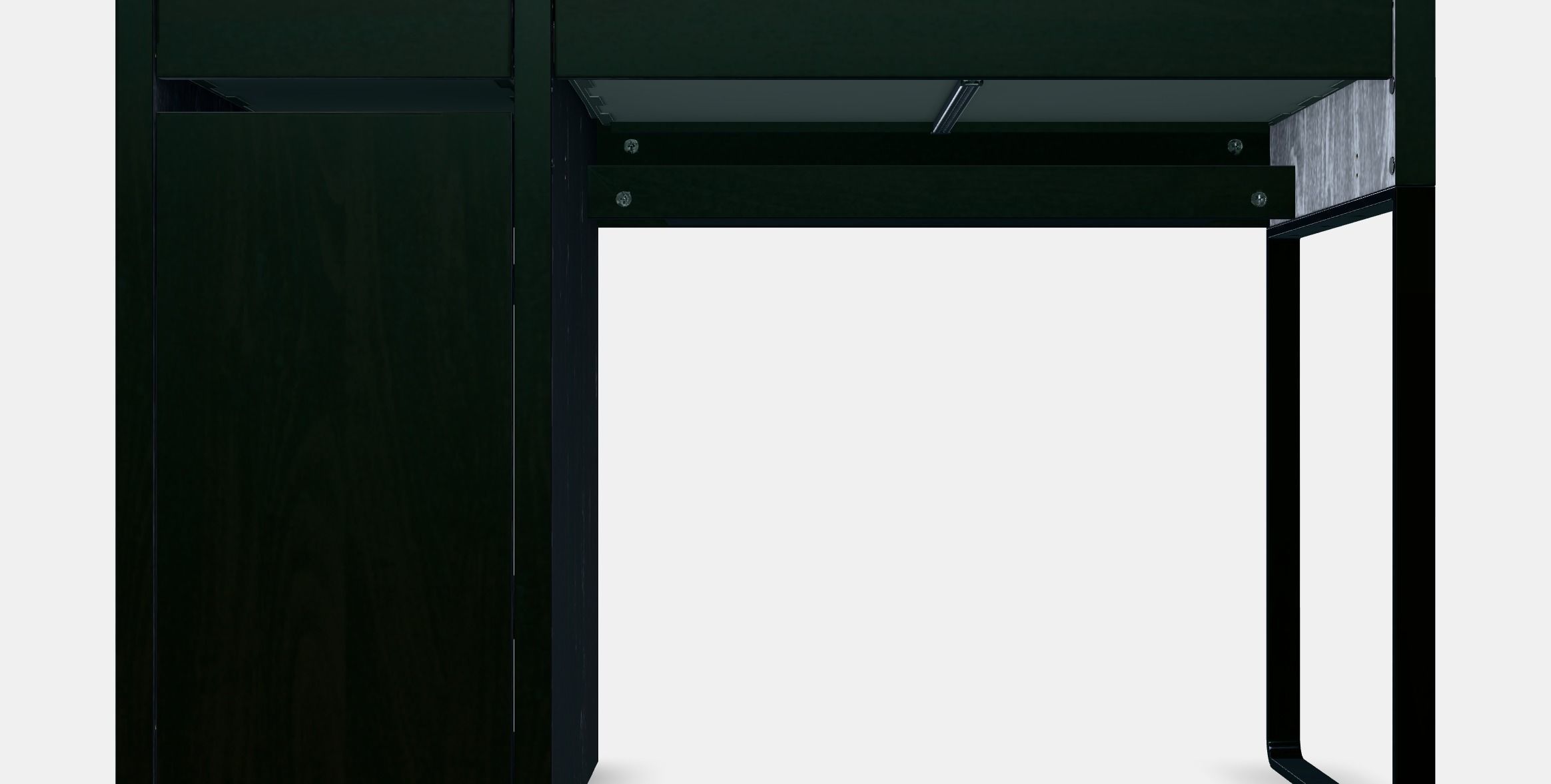 MICKE Desk 6 Low-poly 3D model_11