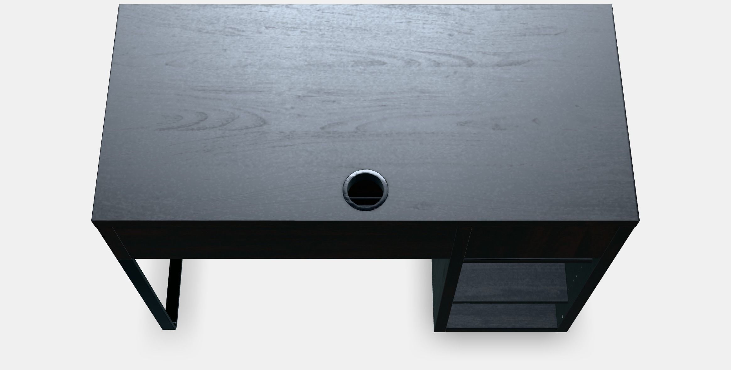 MICKE Desk 6 Low-poly 3D model_3