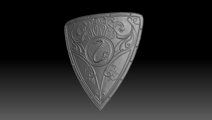 Brass Shield - Elden Ring weapon 3D print model