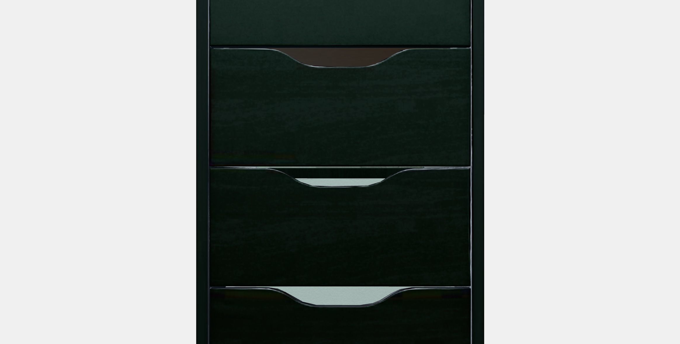 ALEX Drawer unit on castors 5 Low-poly 3D model_10