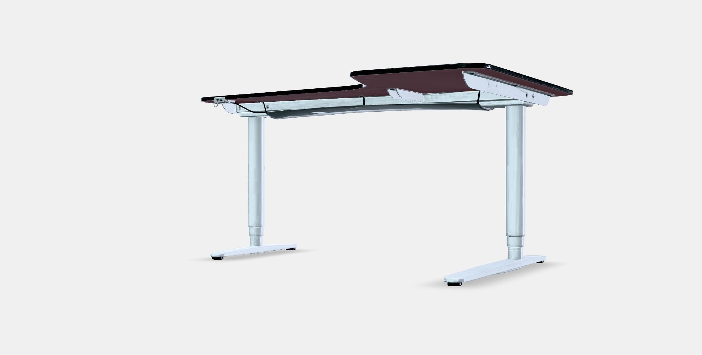 BEKANT Corner desk right sit-stand 2 Low-poly 3D model_13