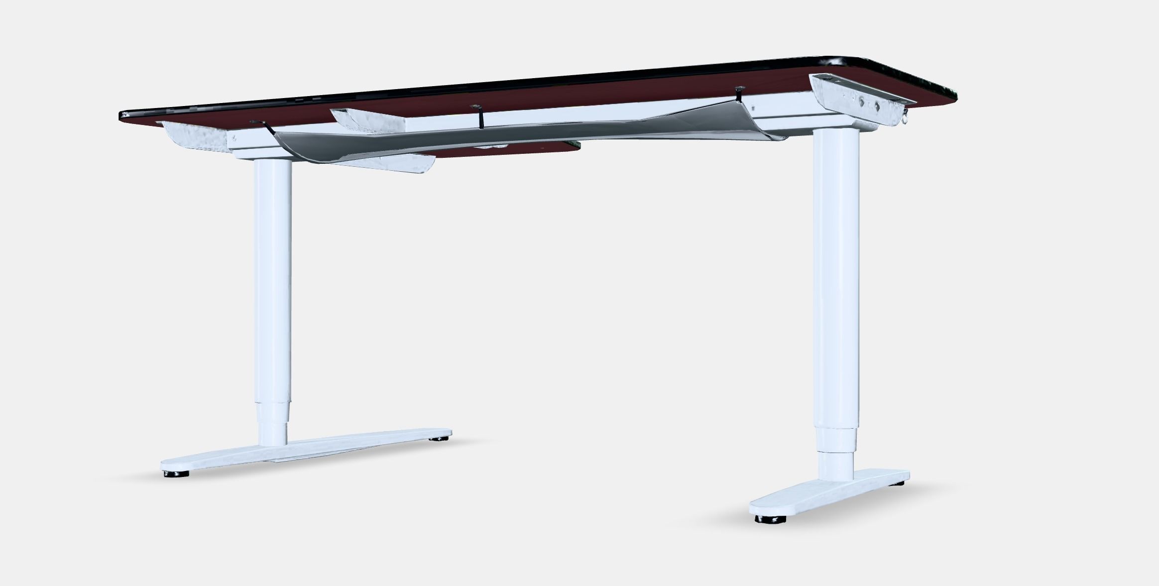 BEKANT Corner desk right sit-stand 2 Low-poly 3D model_6
