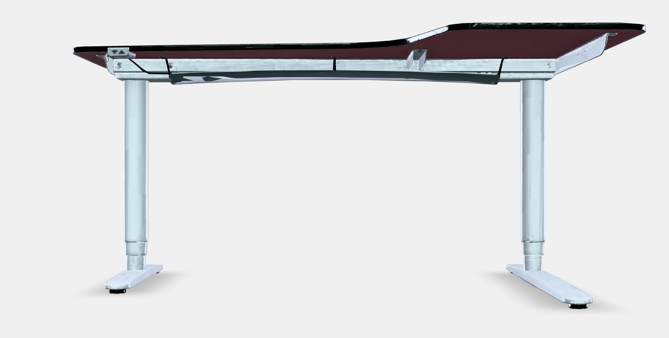 BEKANT Corner desk right sit-stand 2 Low-poly 3D model_11