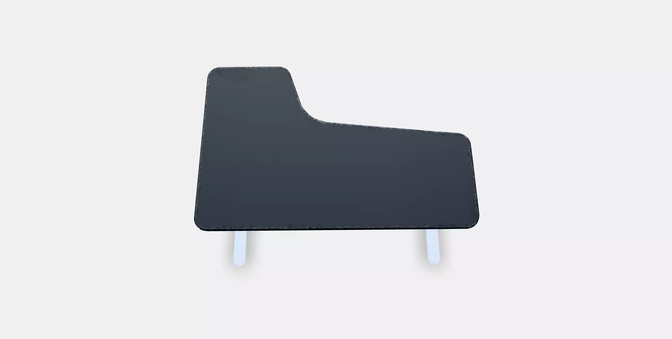 BEKANT Corner desk right sit-stand 2 Low-poly 3D model_0