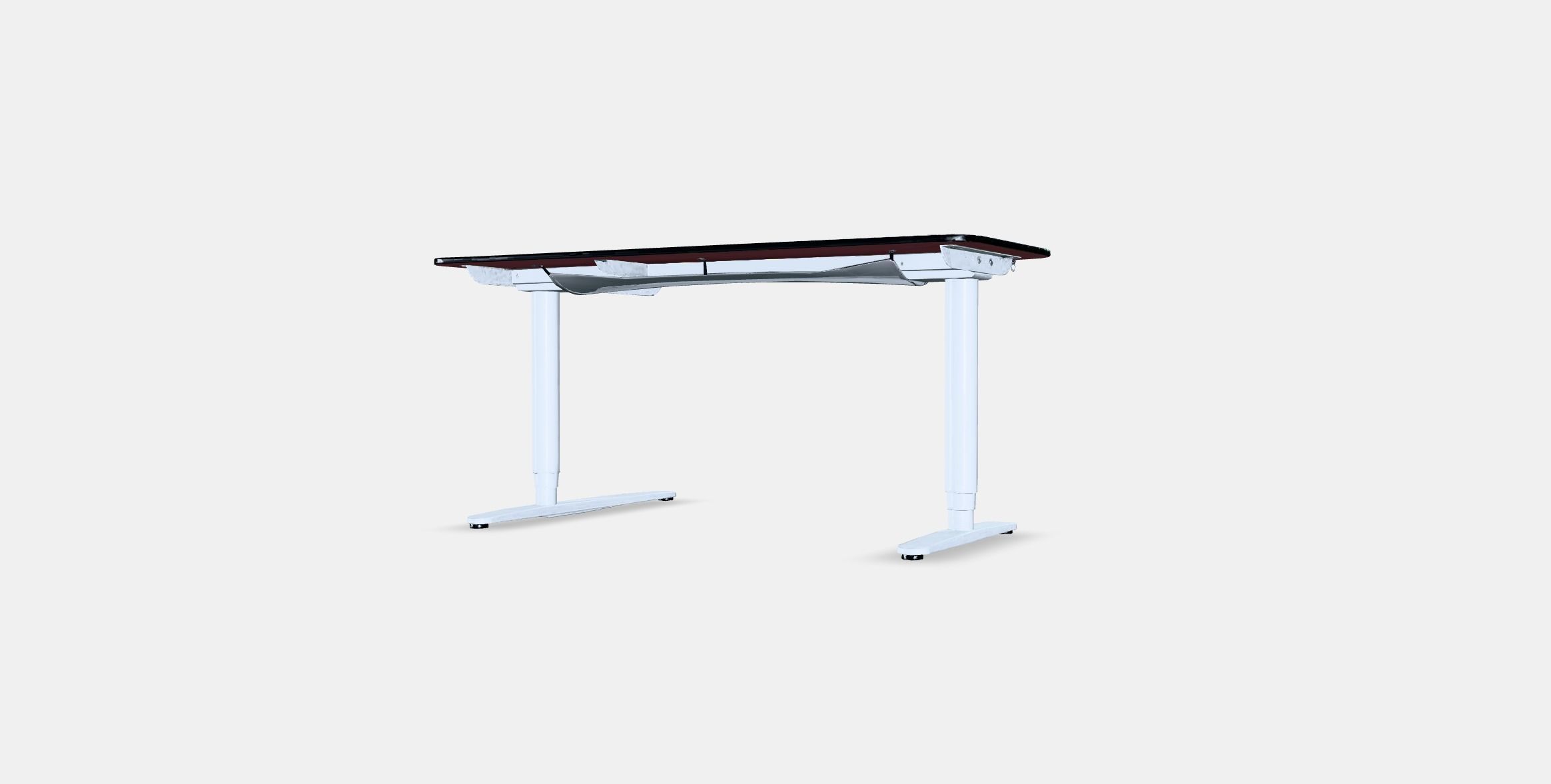 BEKANT Corner desk right sit-stand 2 Low-poly 3D model_5