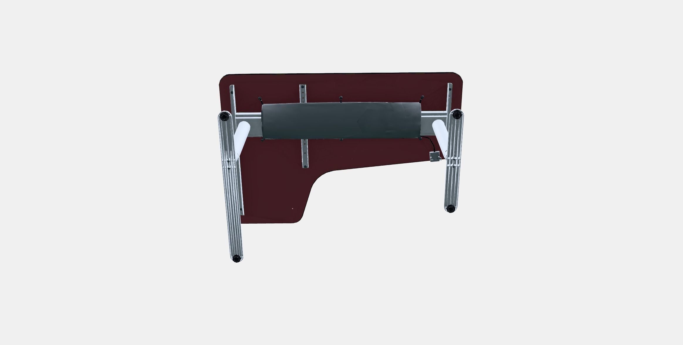 BEKANT Corner desk right sit-stand 2 Low-poly 3D model_8
