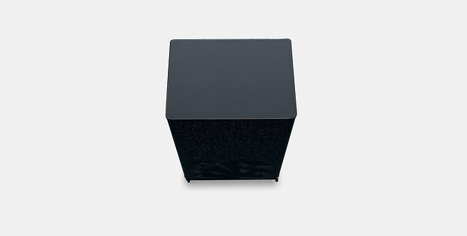 BEKANT Storage unit with smart lock Low-poly 3D model