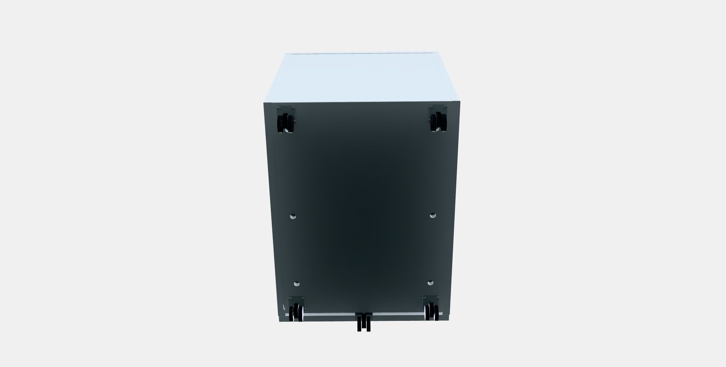 GALANT Drawer unit with drop-file storage Low-poly 3D model_7