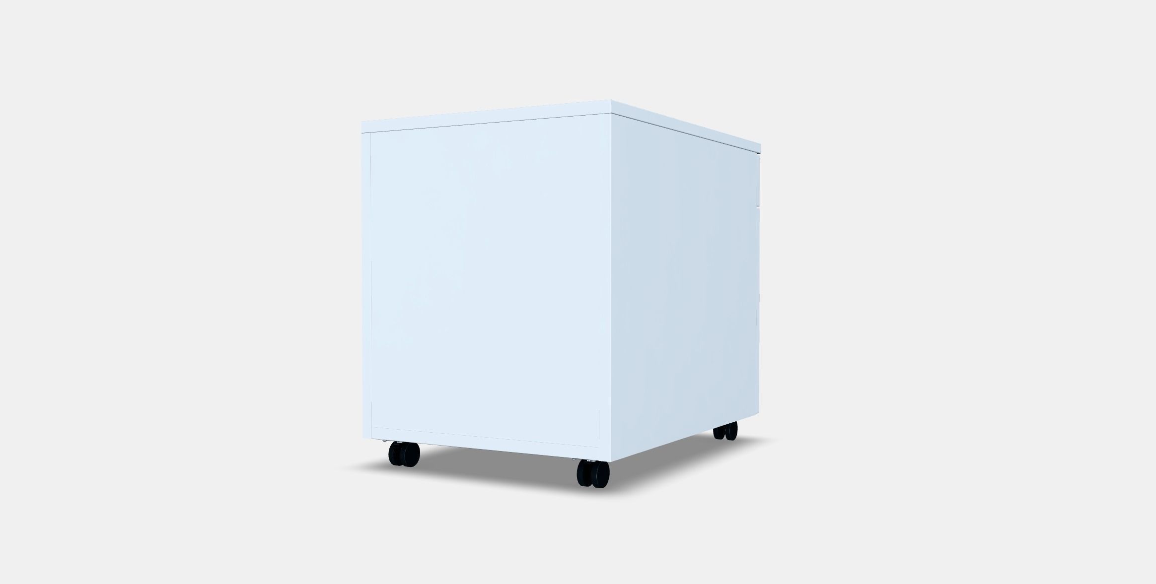 GALANT Drawer unit with drop-file storage Low-poly 3D model_5