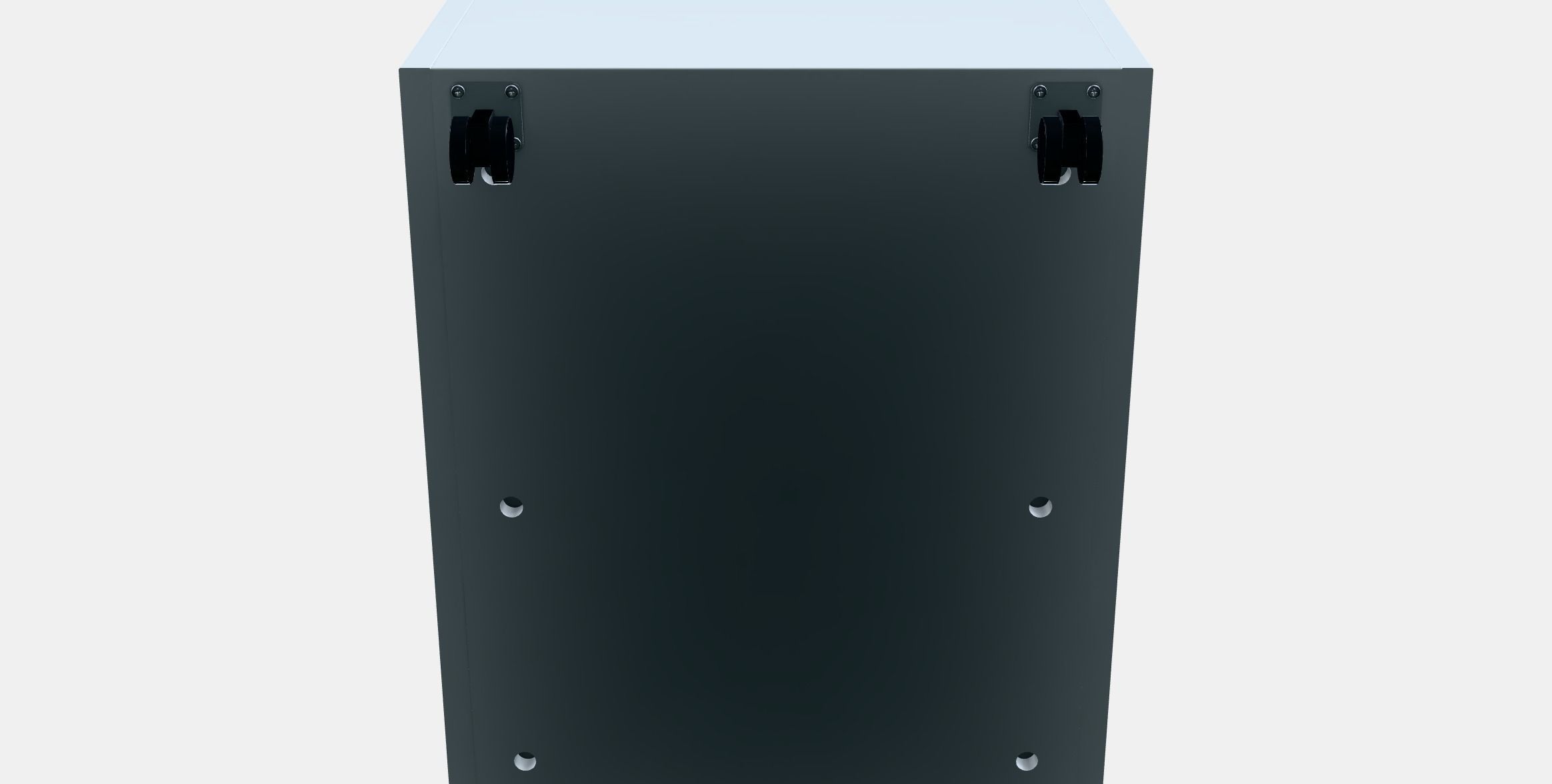 GALANT Drawer unit with drop-file storage Low-poly 3D model_8