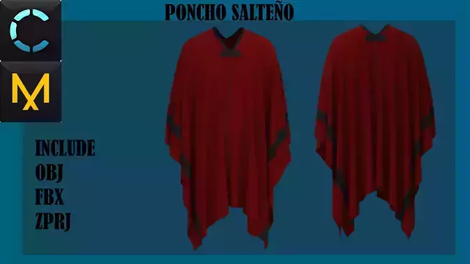 Poncho Gaucho Infernal