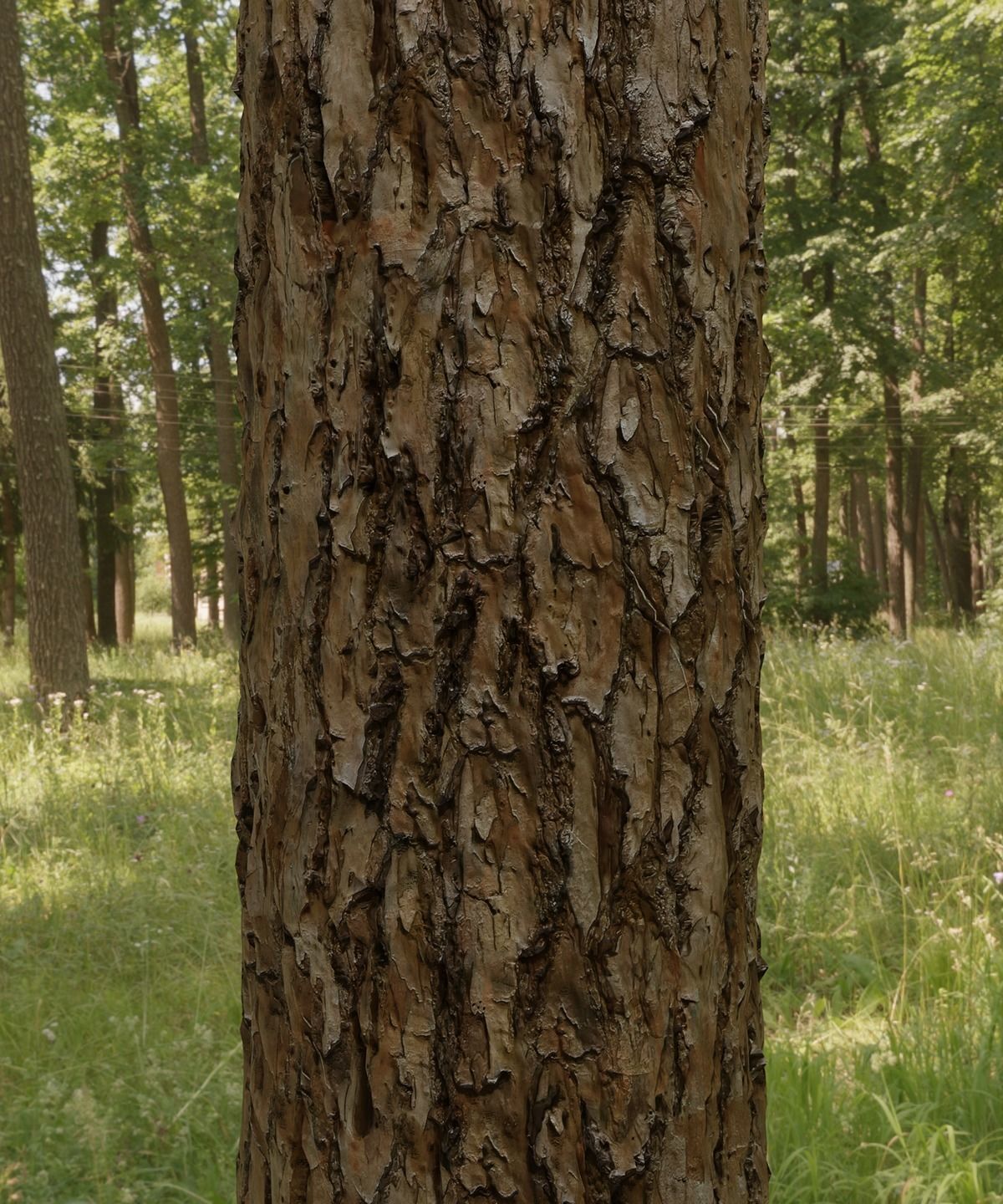 Florida Longleaf Pine Bark Textures Texture_4