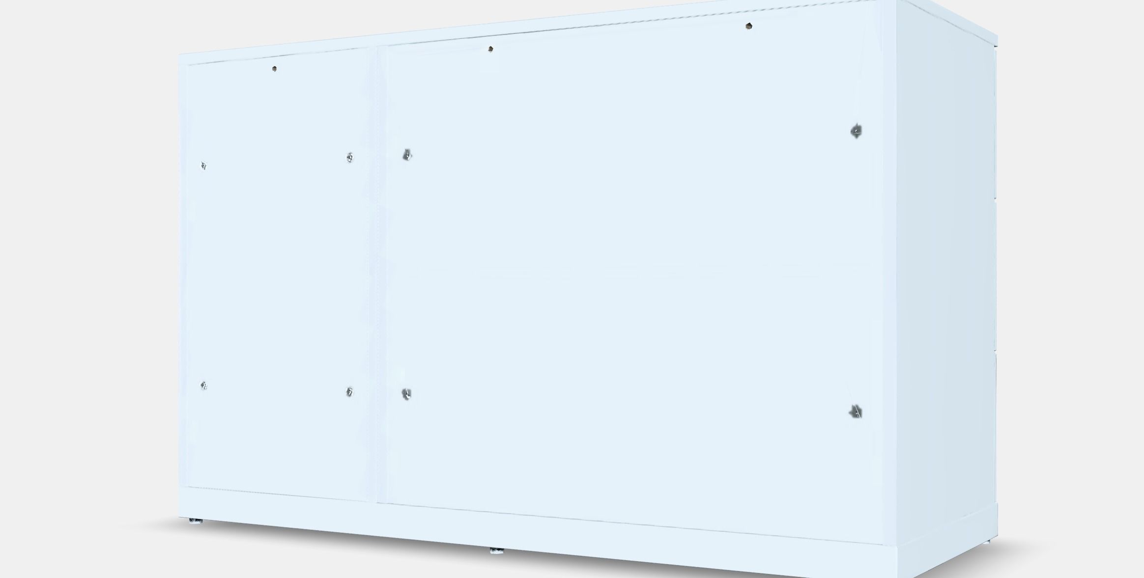 NORDLI Chest of 6 drawers Low-poly 3D model_6