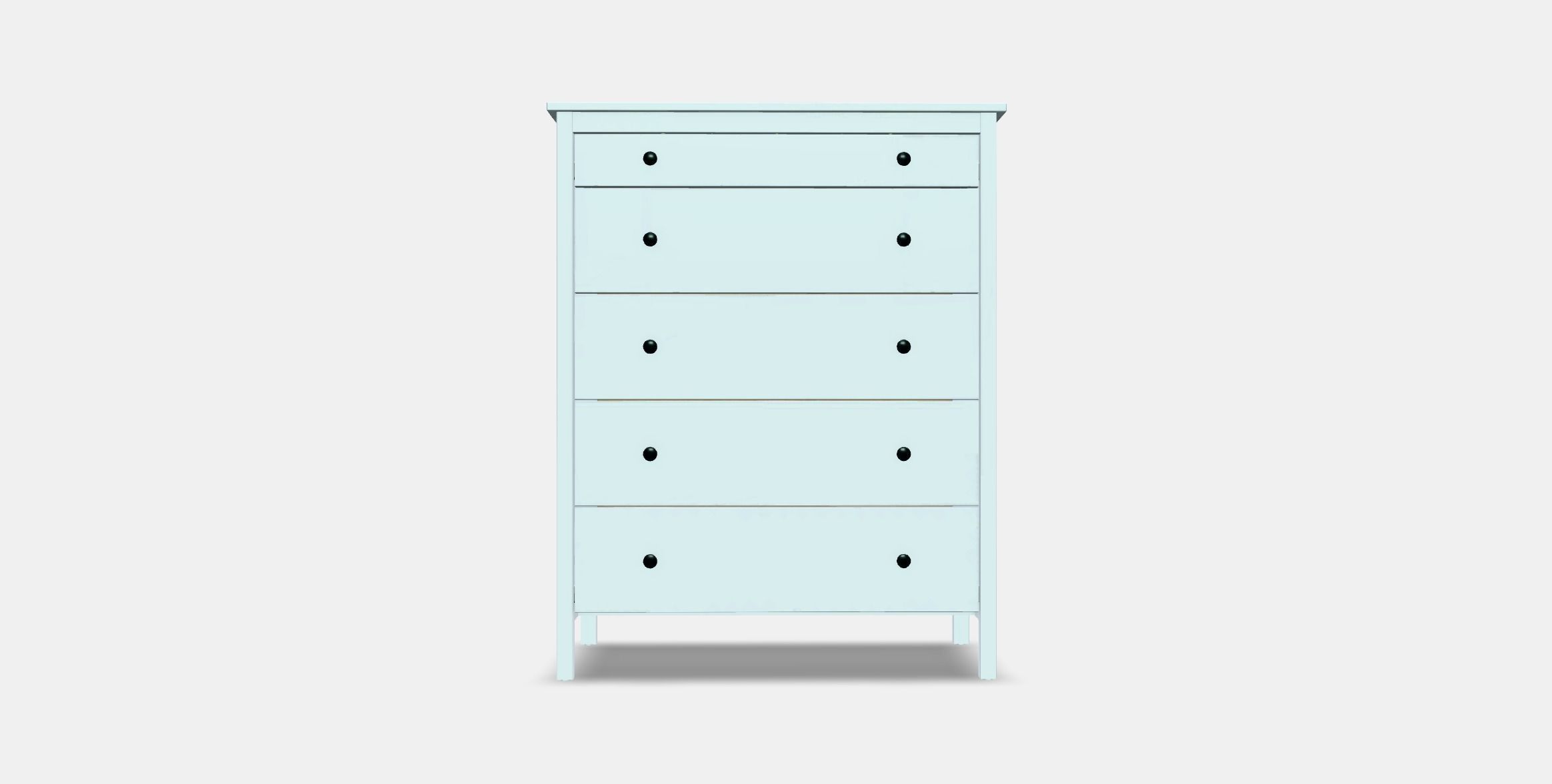 KOPPANG Chest of 5 drawers Low-poly 3D model_9