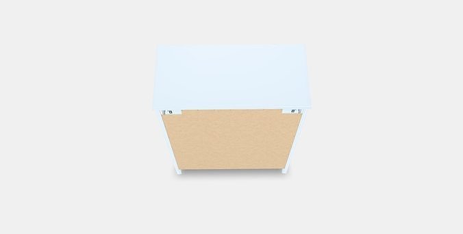 KOPPANG Chest of 5 drawers Low-poly 3D model