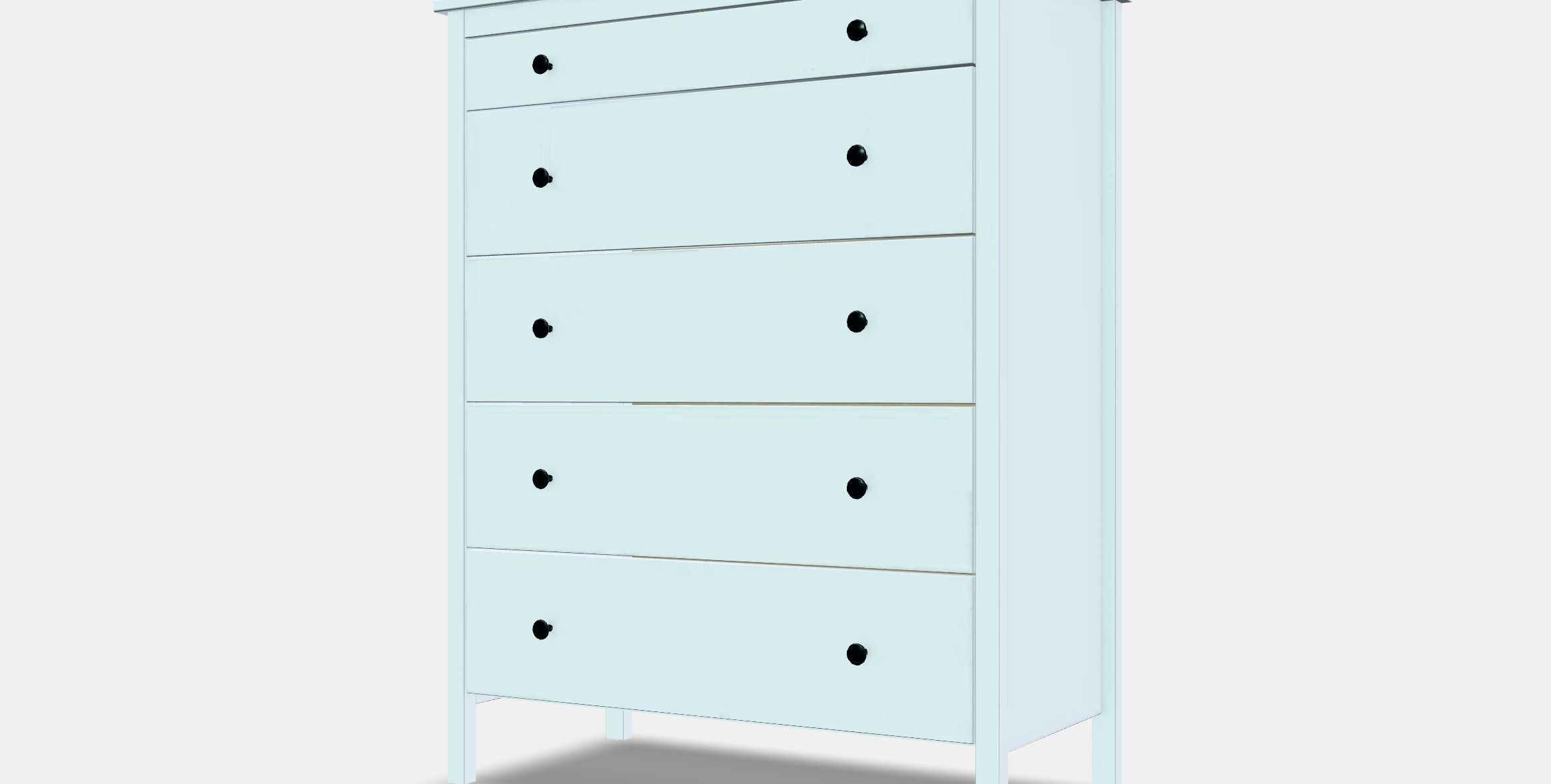 KOPPANG Chest of 5 drawers Low-poly 3D model_13