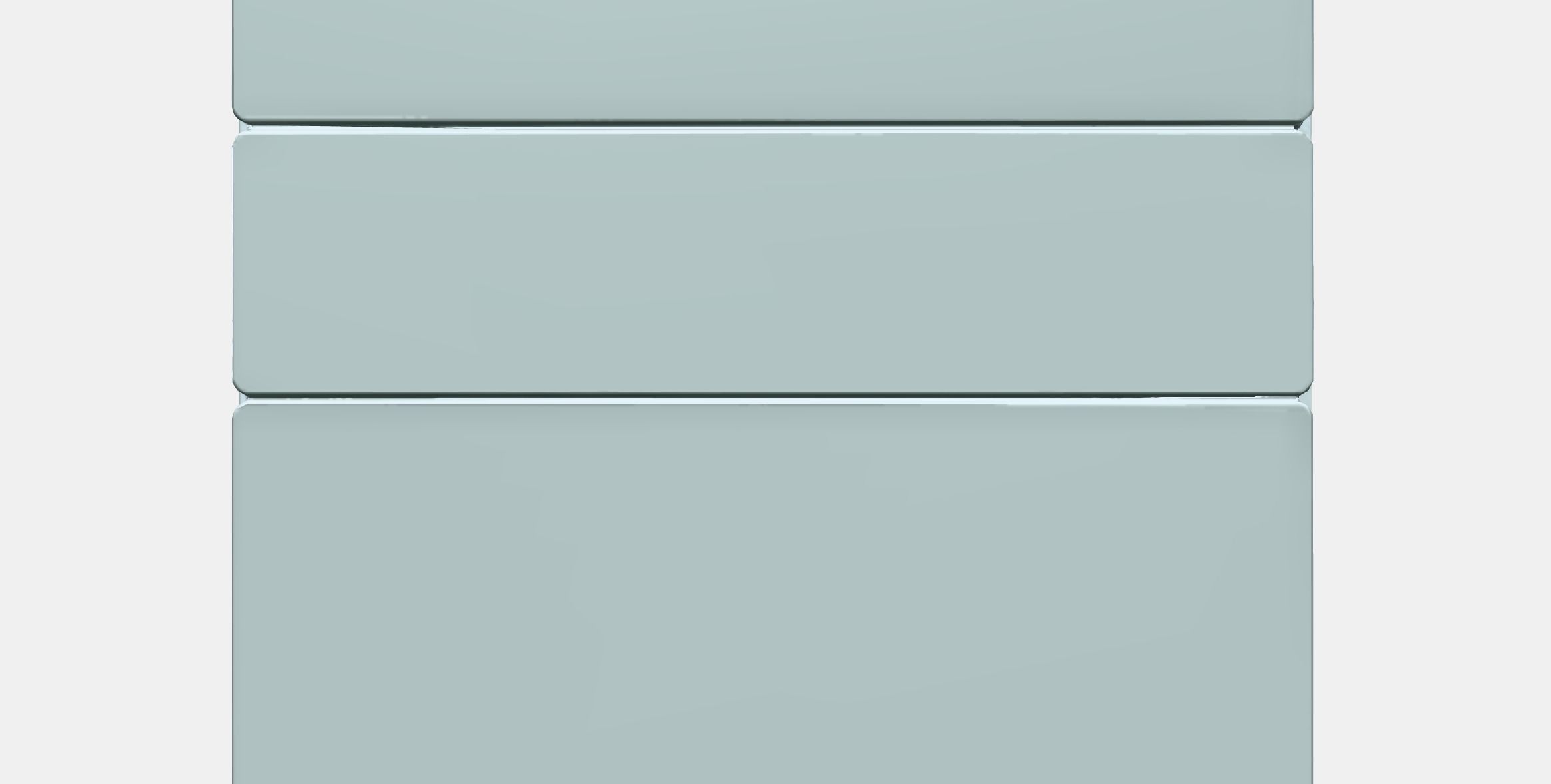 SMASTAD - PLATSA Chest of 3 drawers Low-poly 3D model_11