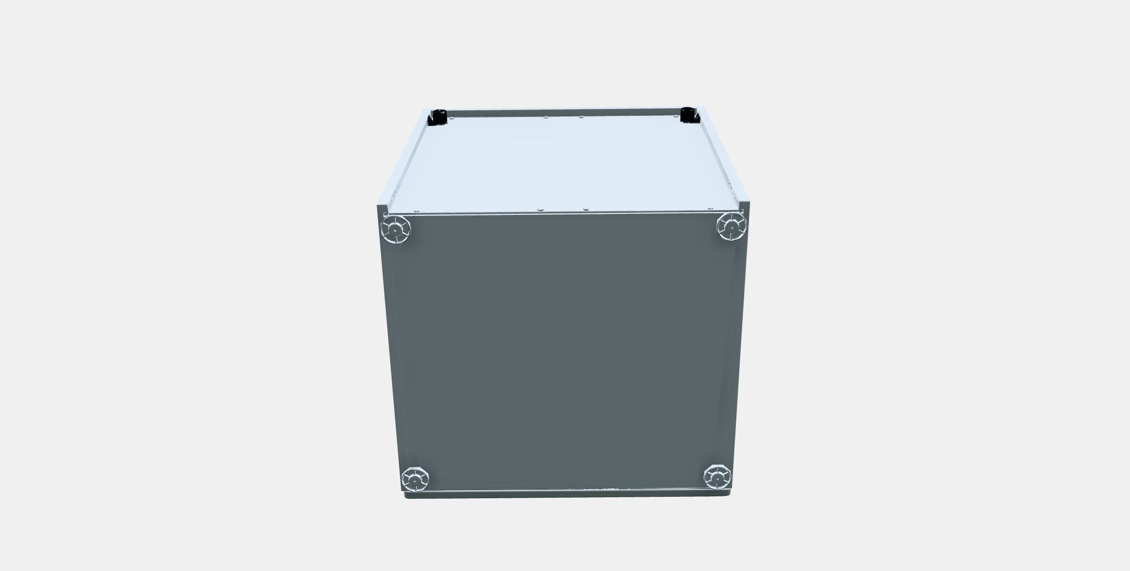 SMASTAD - PLATSA Chest of 3 drawers Low-poly 3D model_7